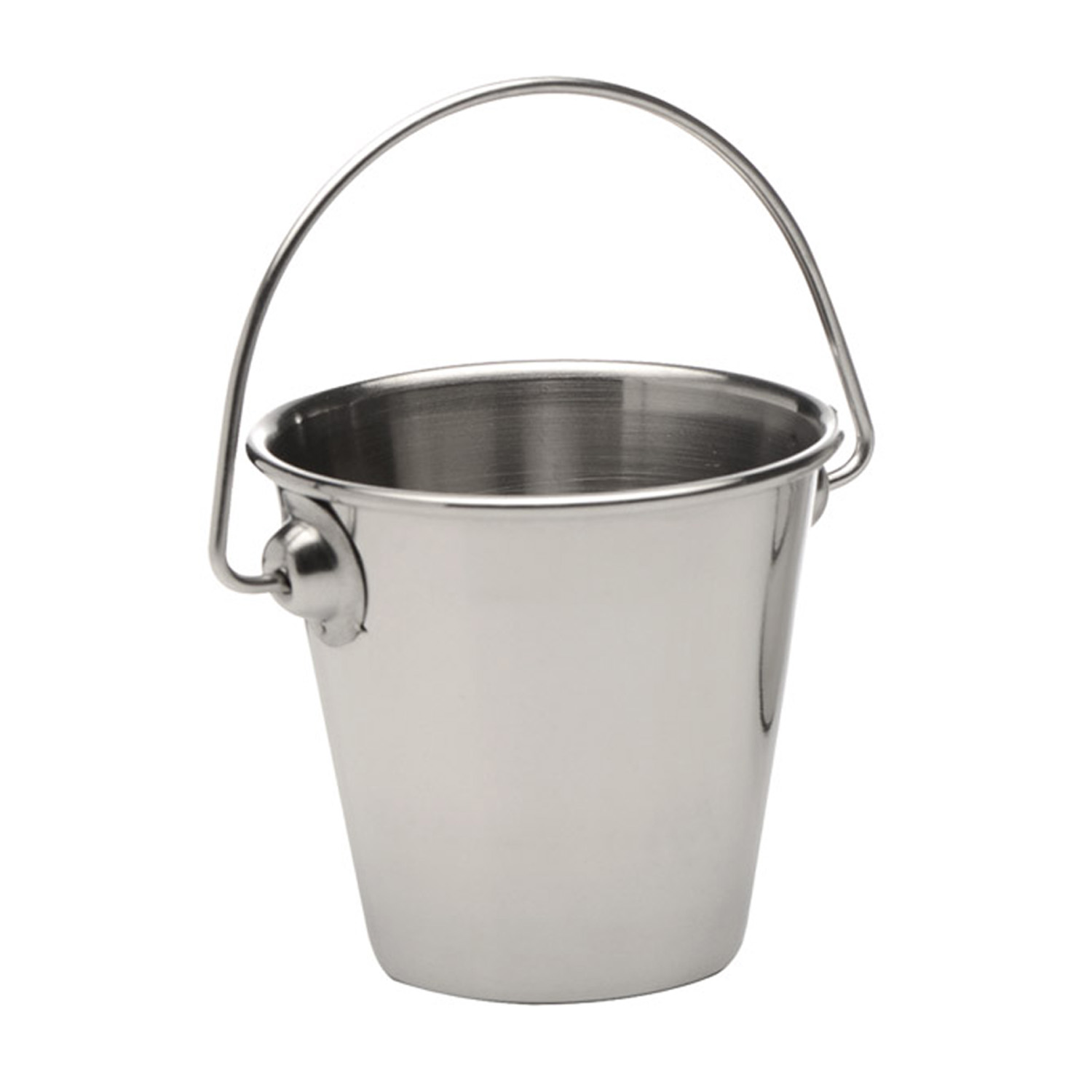 4 Servier- / Saucen-Eimer oben Ø 7 cm, H: 6,5 cm Edelstahl, 0,15 Liter 