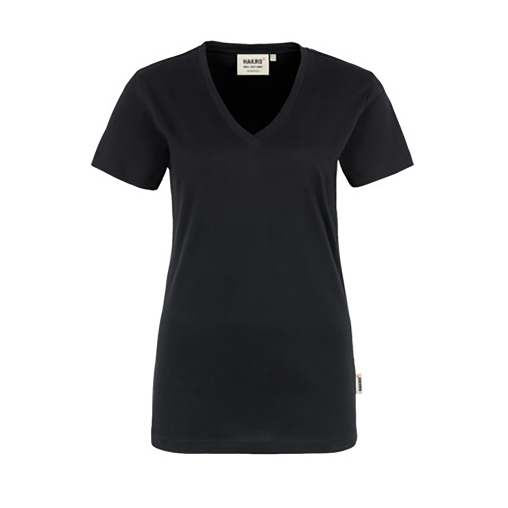 Woman-V-Shirt Classic, schwarz