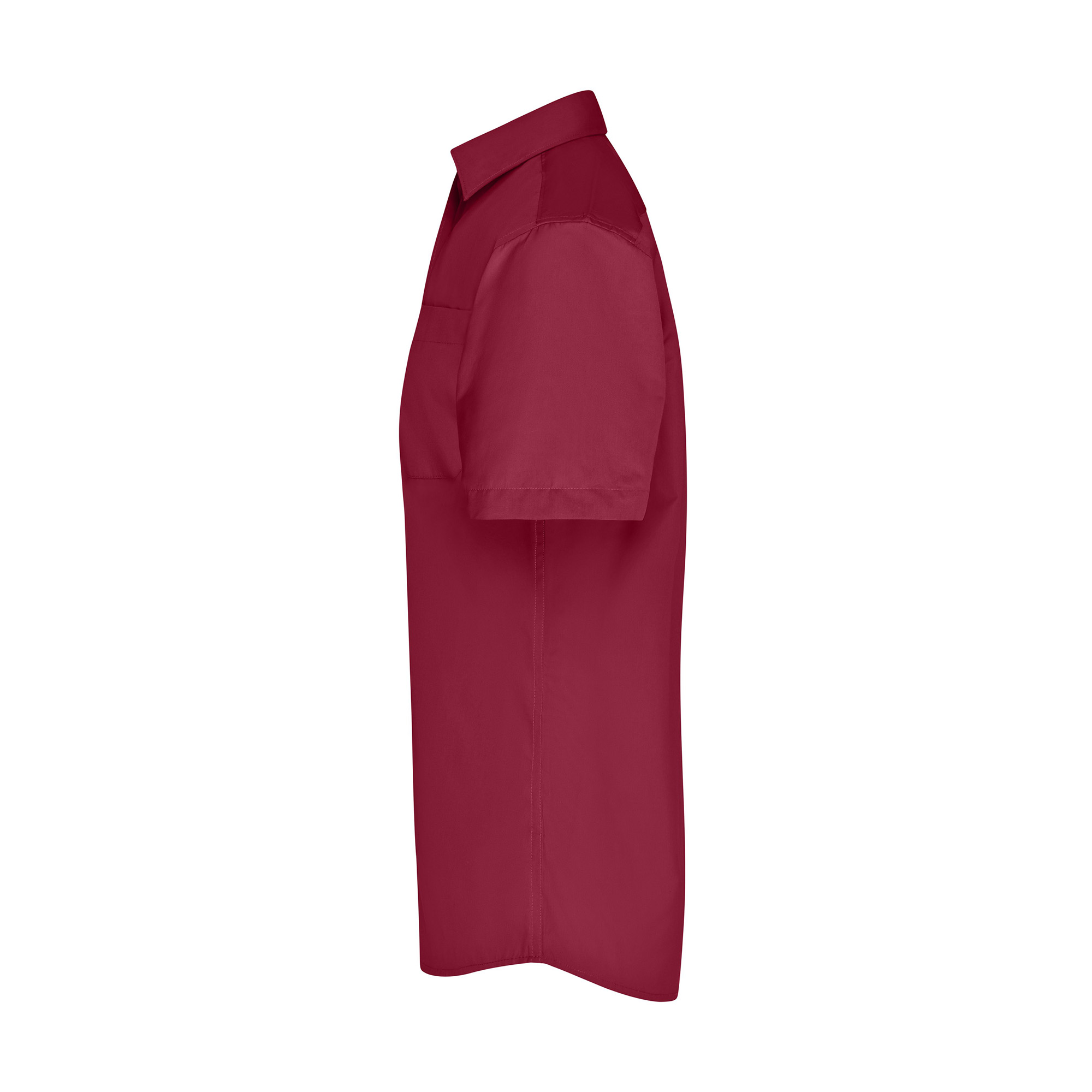 Herrenhemd Luca, 1/2 Arm, wine