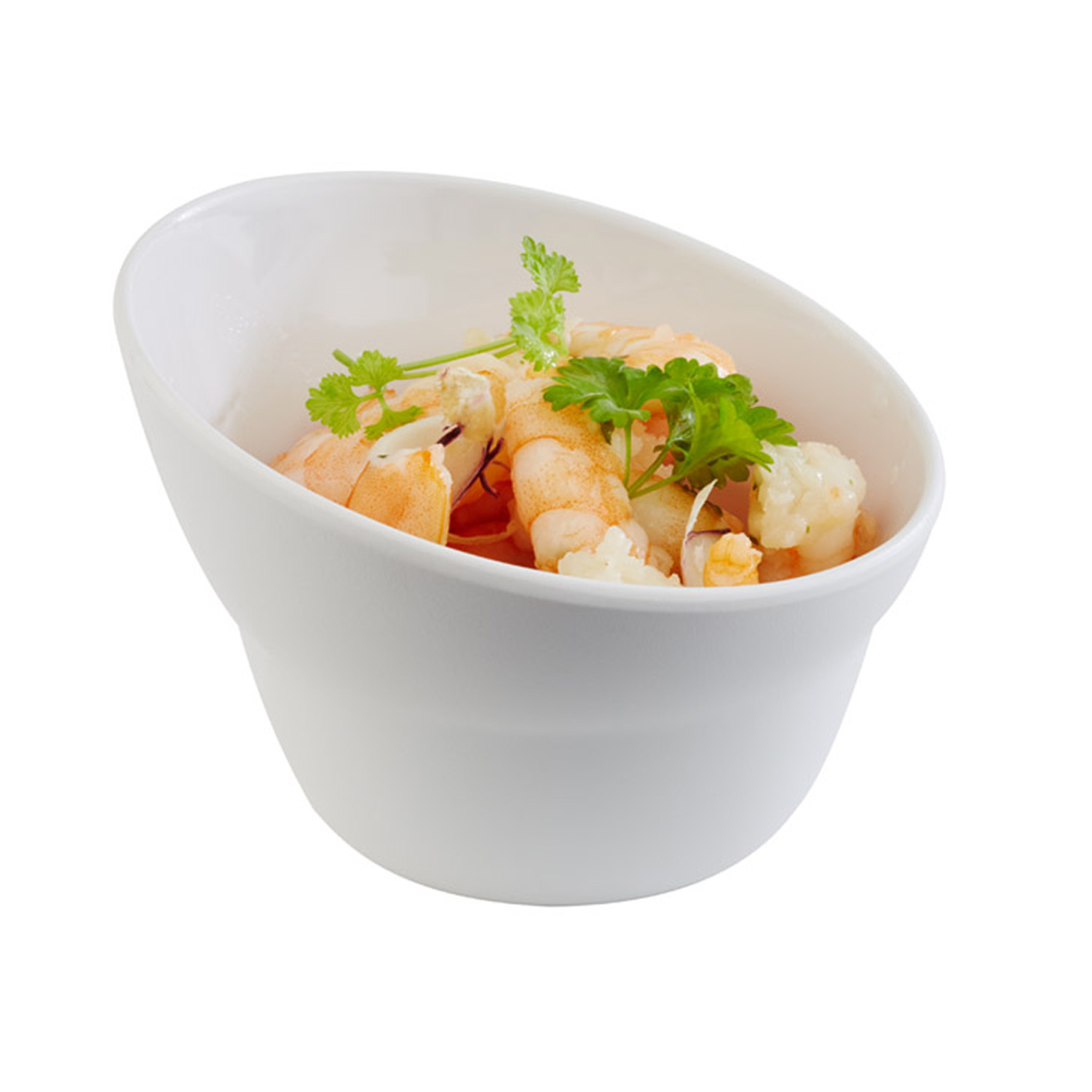 Schale -CASUAL- Ø 10 cm, H: 7 cm, 0,13 Liter Melamin, weiß 