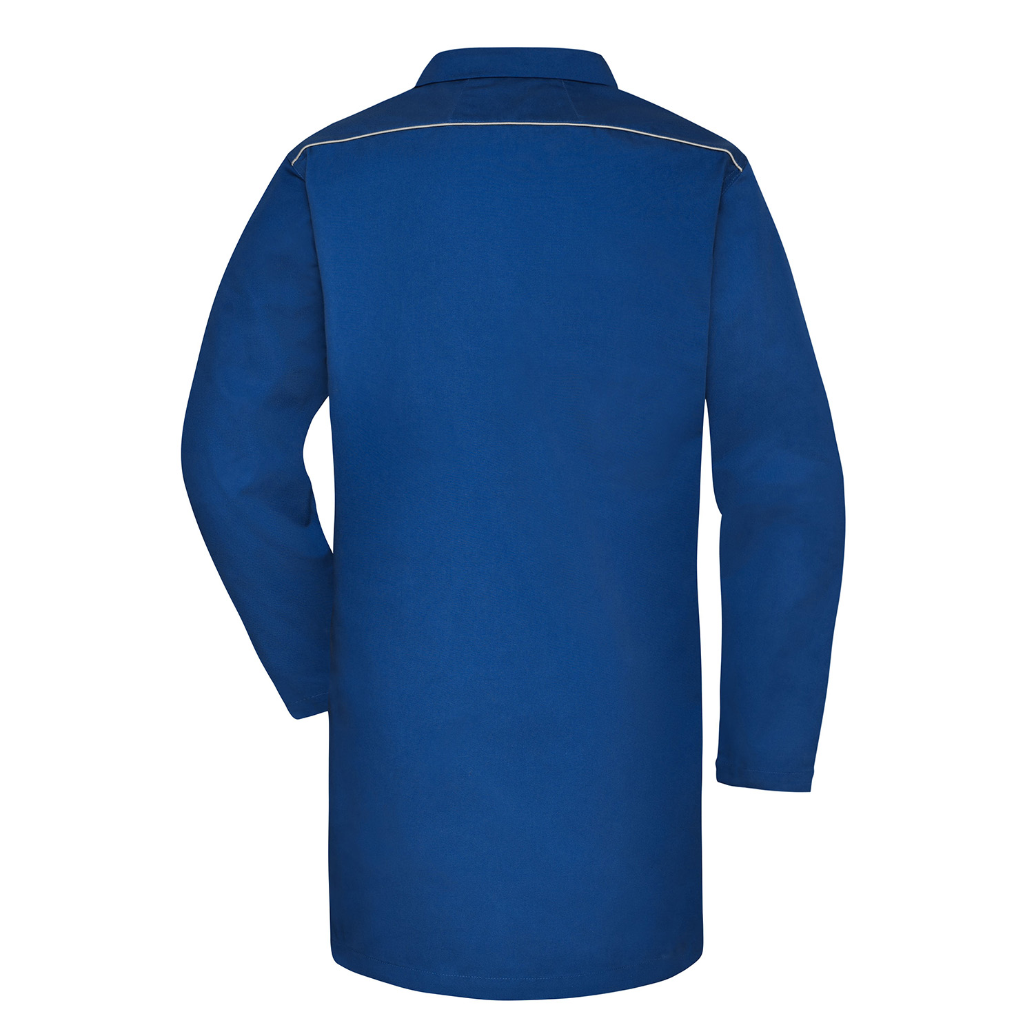 Berufsmantel Solid, verdeckte Knopfleiste, dark-royal
