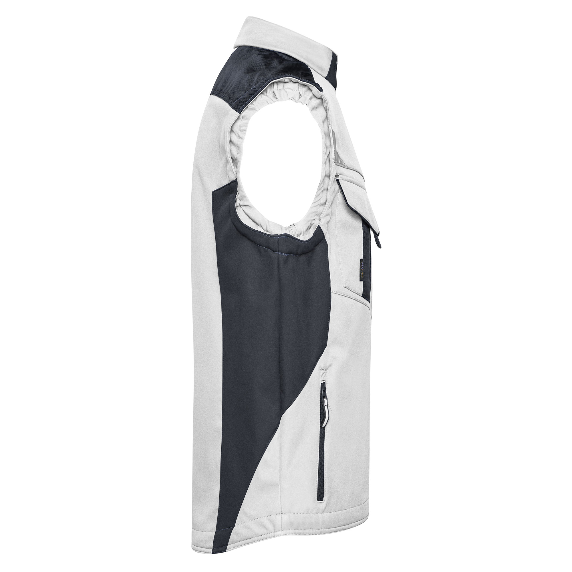 Workwear Softshell-Weste Strong, white/carbon