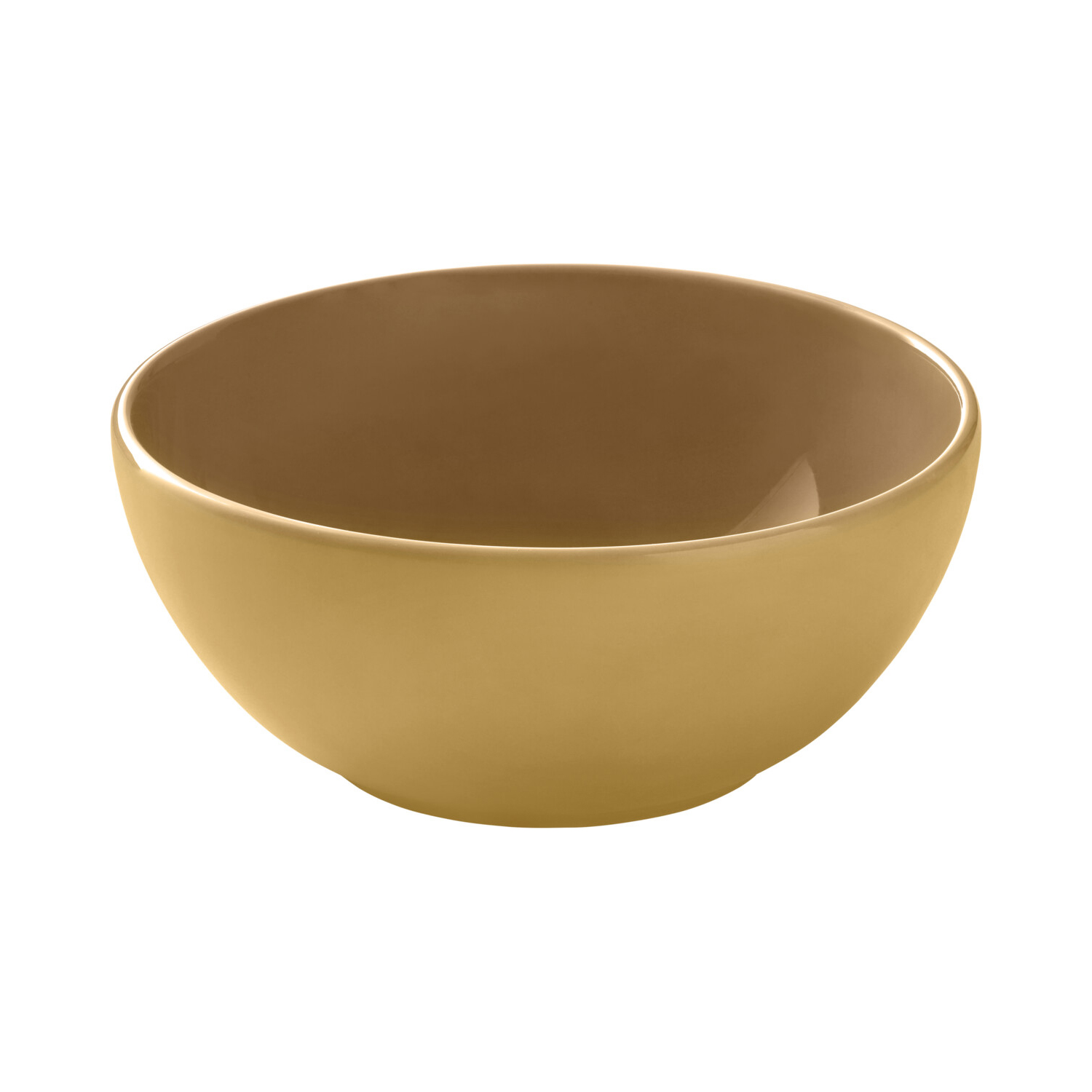 Schale rund 20,0 cm/1,24, Sandstone Dark Yellow uni