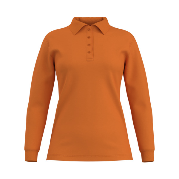 Woman-Polo Concept, 1/1 Arm, rostorange