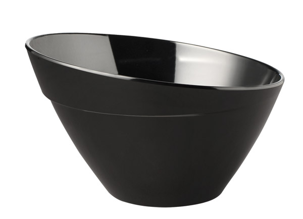 Schale -BALANCE- Ø 14,5 cm, H: 9 cm Melamin, schwarz, 0,4 Liter 