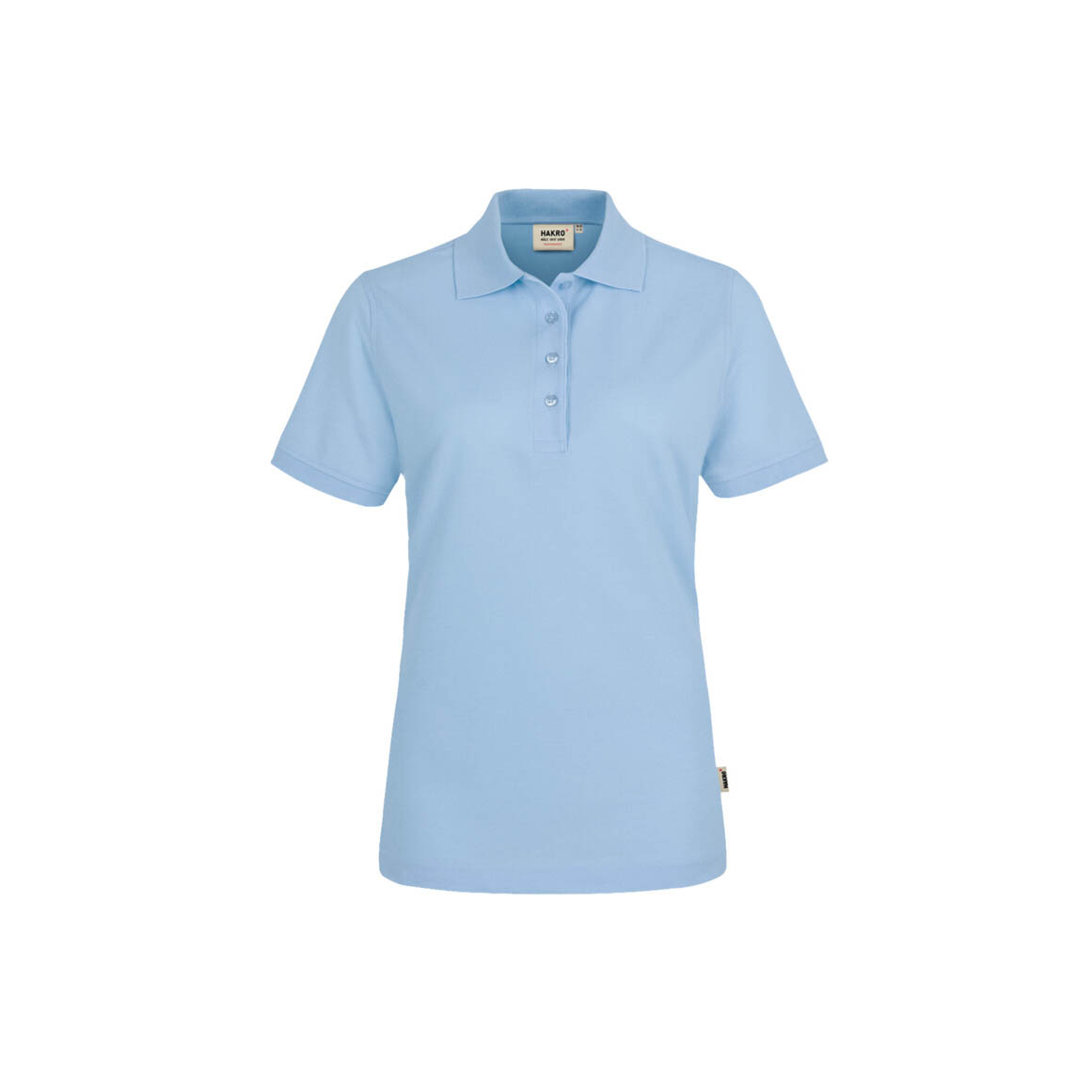 Woman-Polo Mikralinar, ice-blue