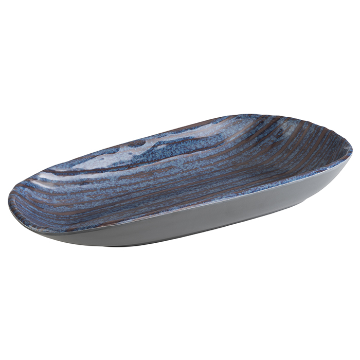 Schale -LOOPS- 34 x 15,5 cm, H: 4 cm Melamin 