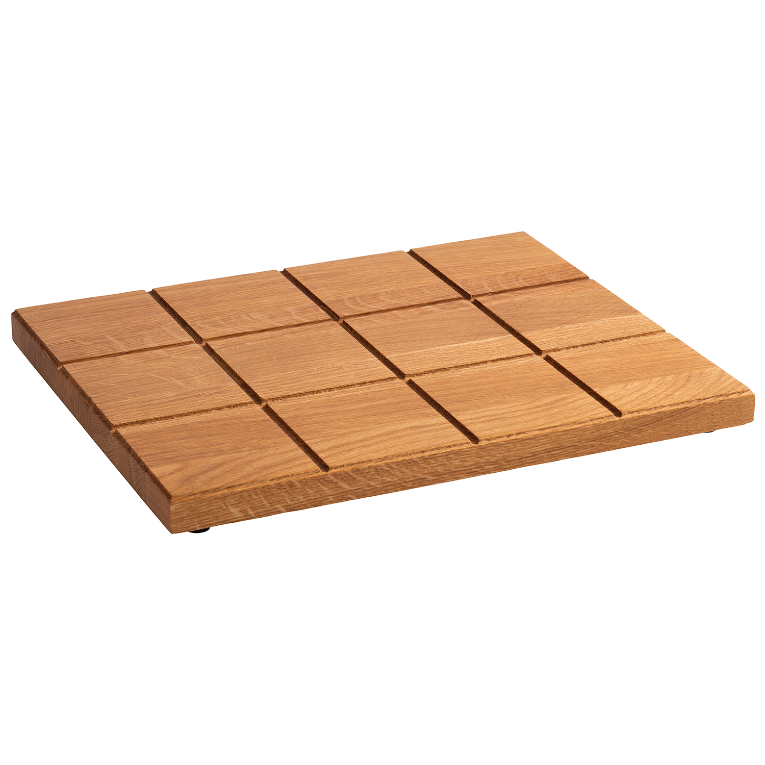 GN 1/2 Buffetbrett -SQUARE- Eichenholz geölt, 32,5 x 26,5 cm, H: 2,5 cm        