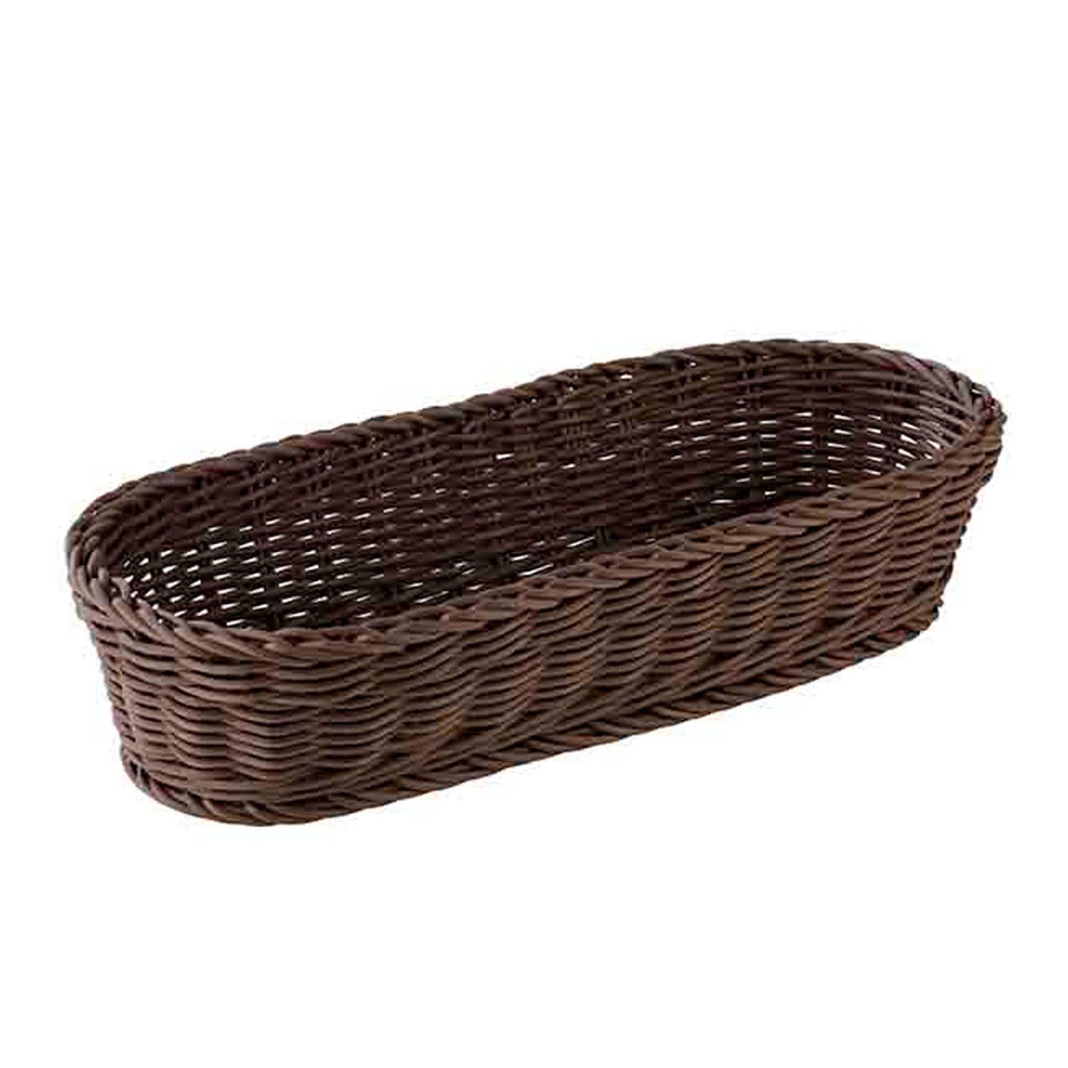 Tischkorb oval 40 x 16 x 8 cm, braun