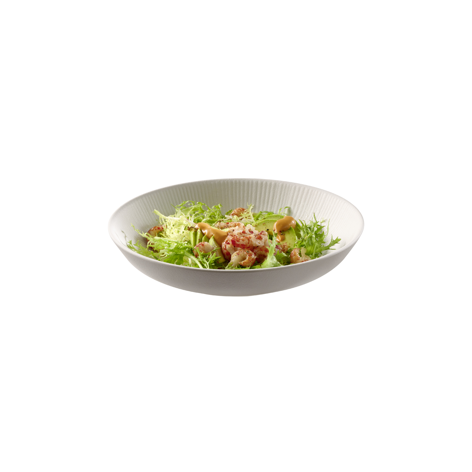 BLUSH Schale ø 22,5 cm, H: 4,5 cm, Melamin, weiß/beige