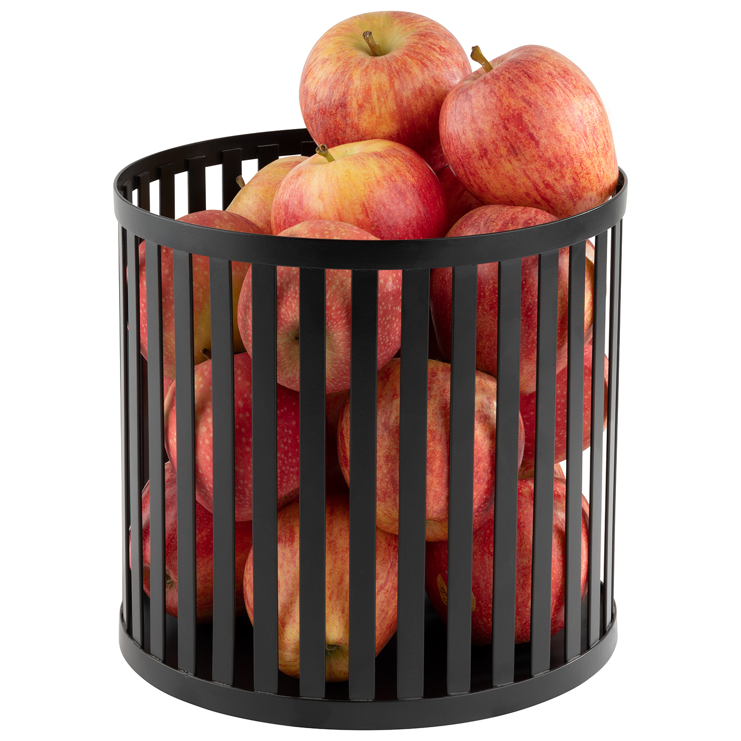 Korb / Ständer APS PLUS ø 21 cm, H: 20 cm, schwarz