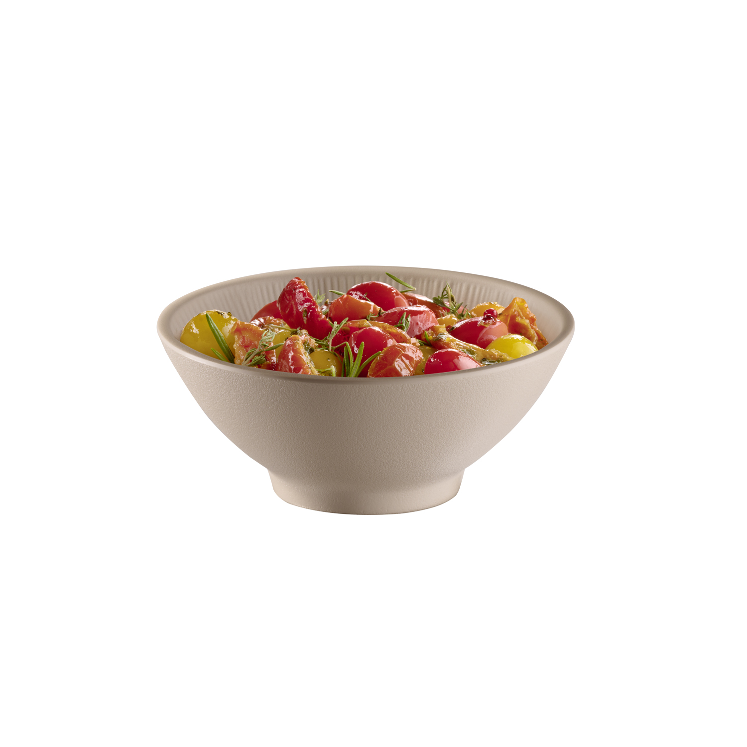 Schale -NERO- Ø 16 cm, H: 6,5 cm, Melamin, sand