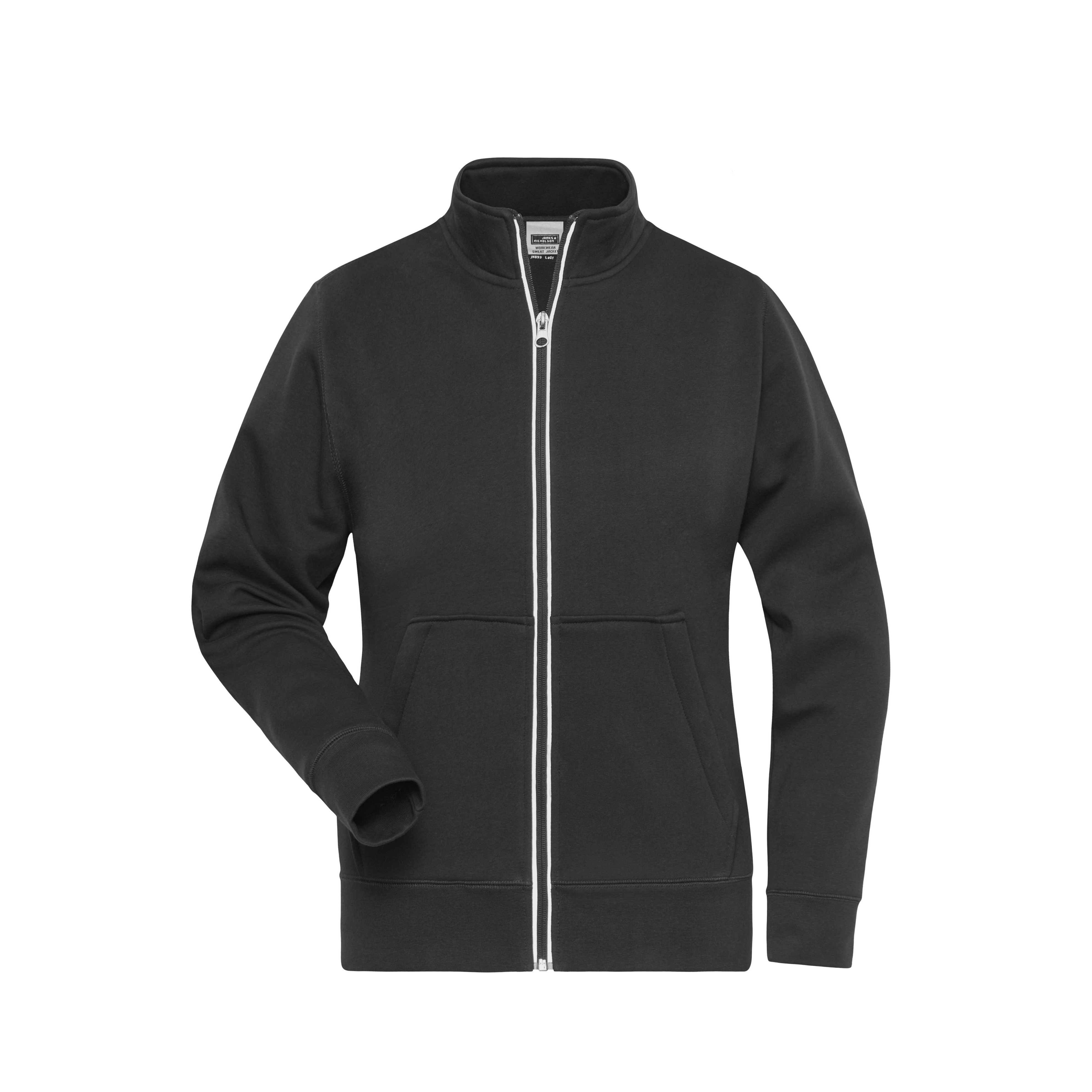 Damenjacke Solid Doubleface, schwarz