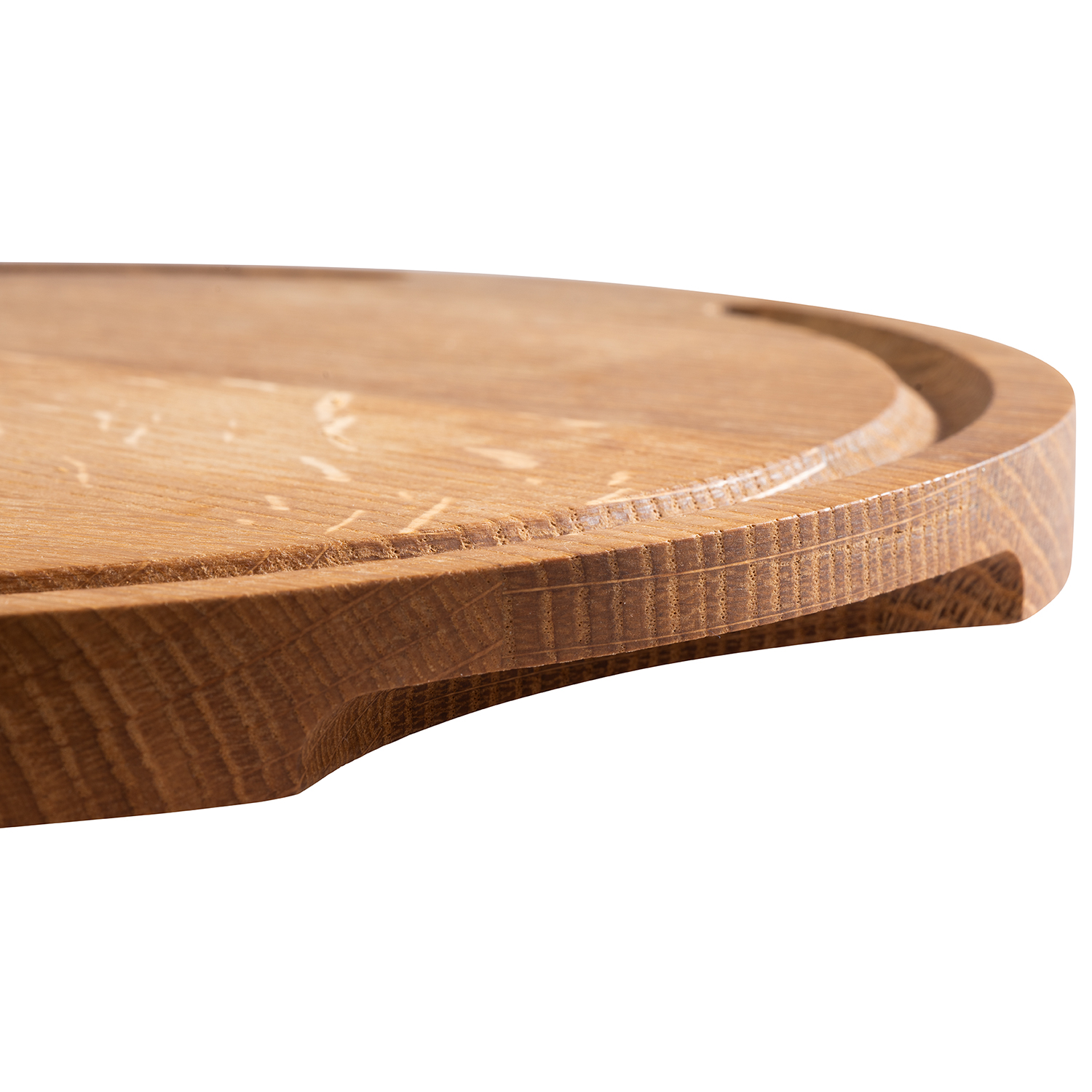 Servierbrett -PIZZA- Eichenholz geölt, Ø 29 cm, H: 2 cm             
