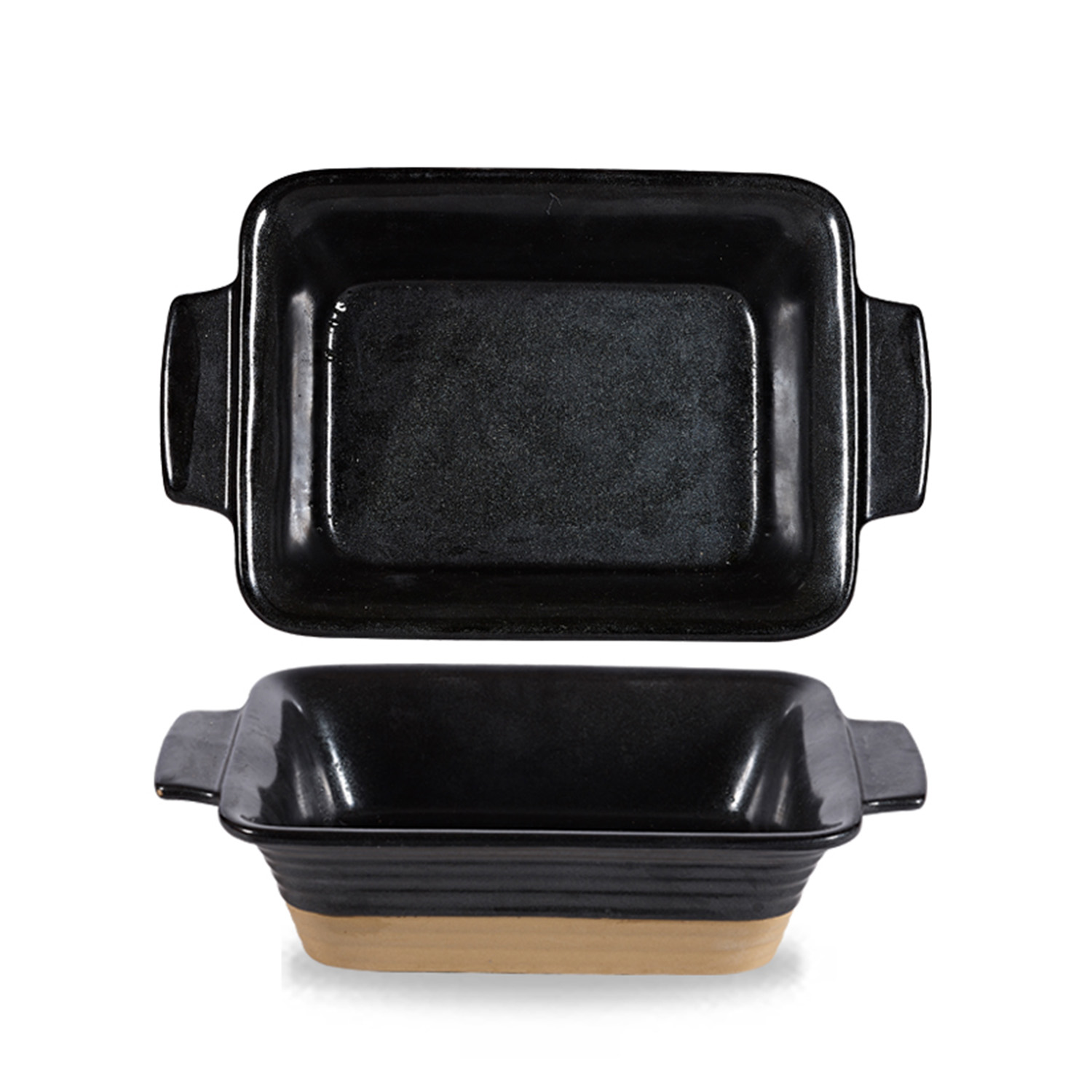 Servierschale rechteckig, 17,0 x 13,0 cm/0,48l, Igneous Black