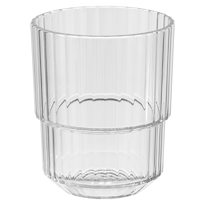 Trinkbecher -LINEA- Ø 6,5 cm, H: 8 cm, crystal clear             
