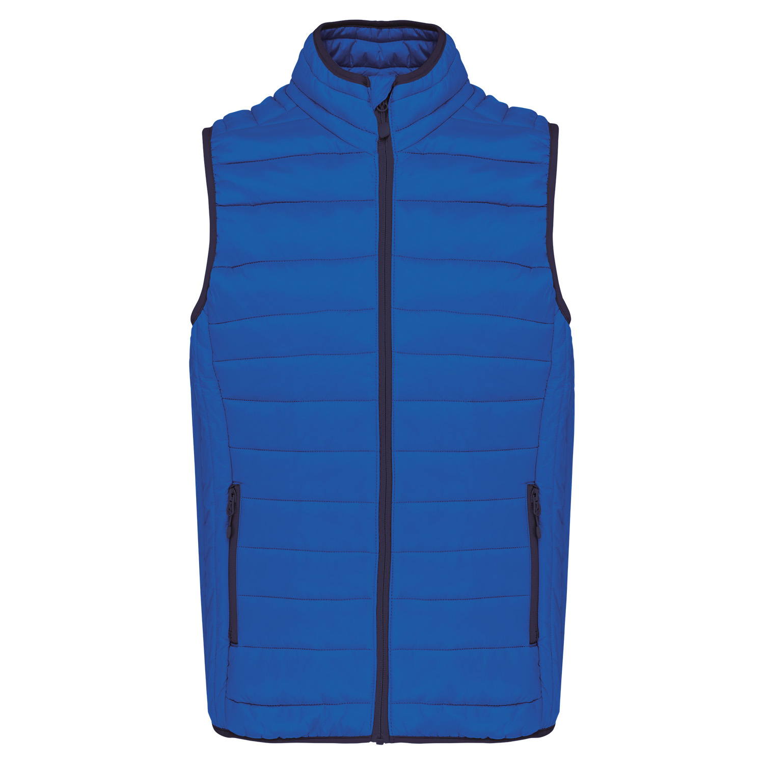 Leichte Herren-Steppweste, royalblau