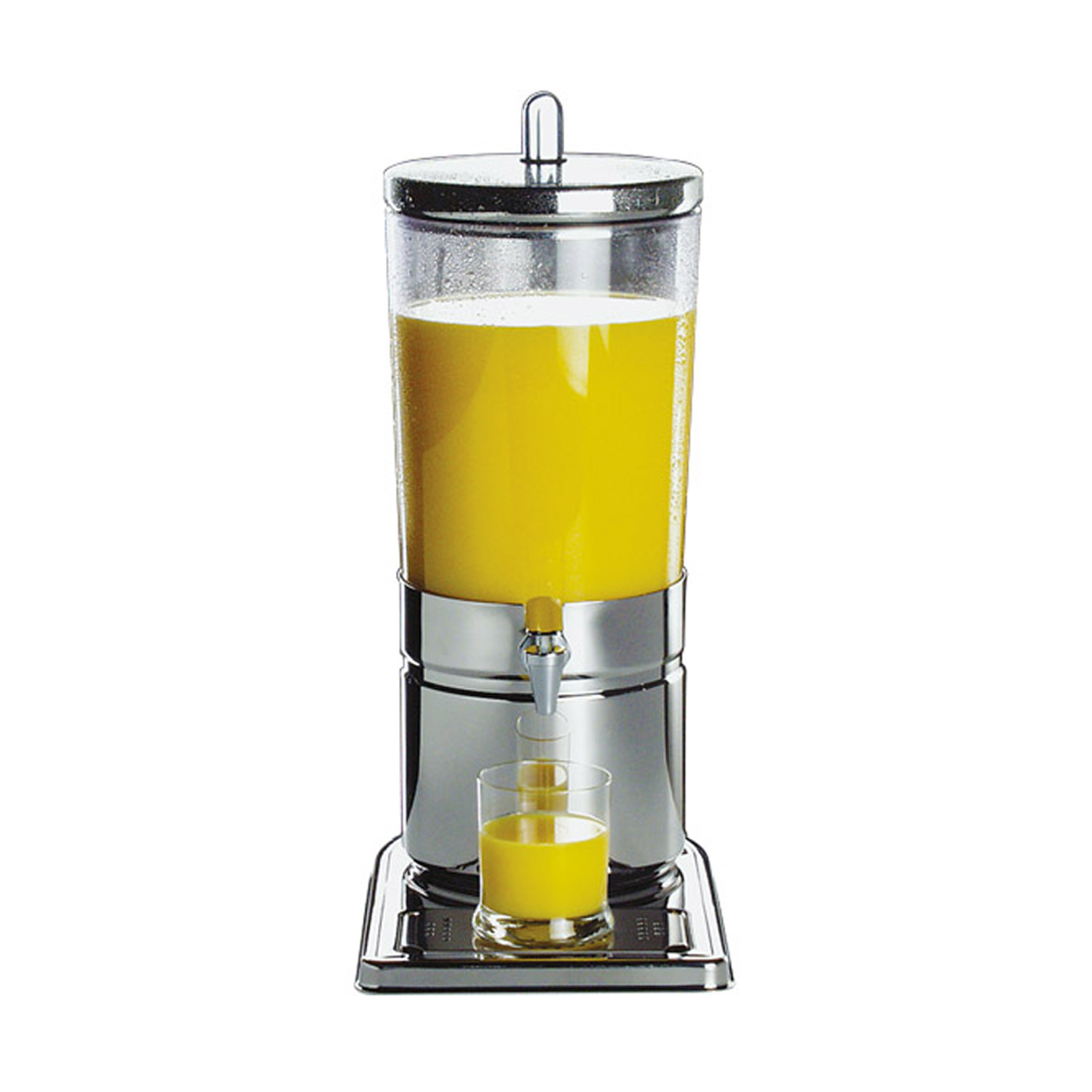 Saftdispenser -TOP FRESH- 23 x 35 cm, H: 52 cm 18/8 Edelstahl, SAN 