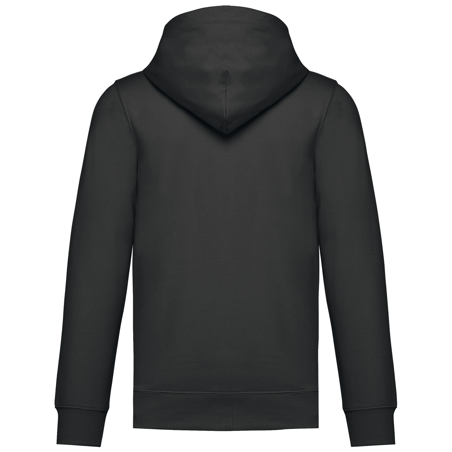 Unisex-Sweatshirt mit Kapuze, dunkelgrau