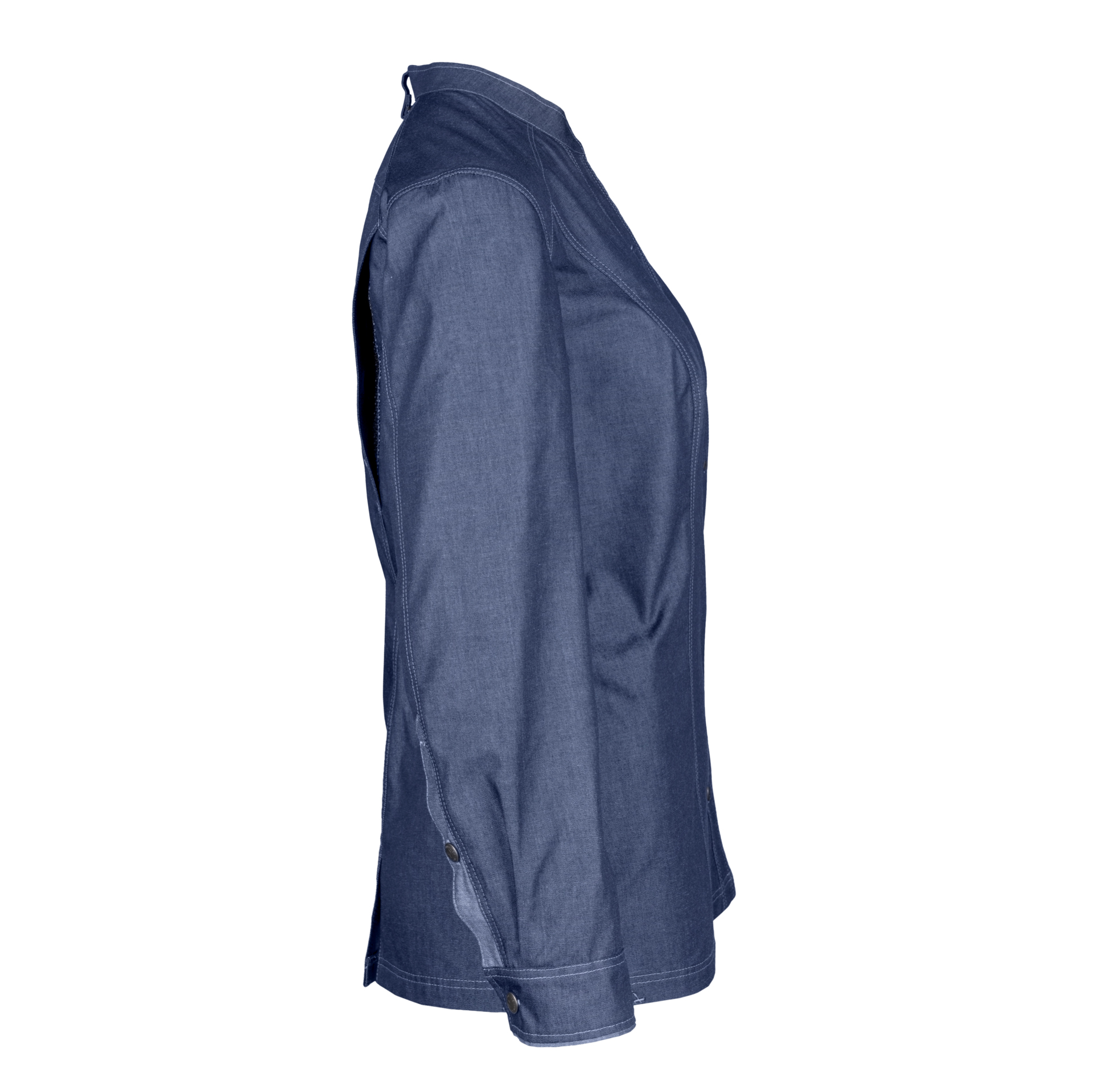 Damen-Kochjacke Denim Craft 1/1 Arm, denim blue