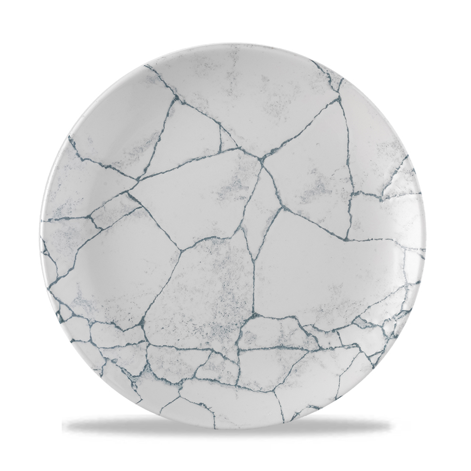 Coup Teller flach 26,0 cm, Studio Prints Kintsugi Pearl Grey