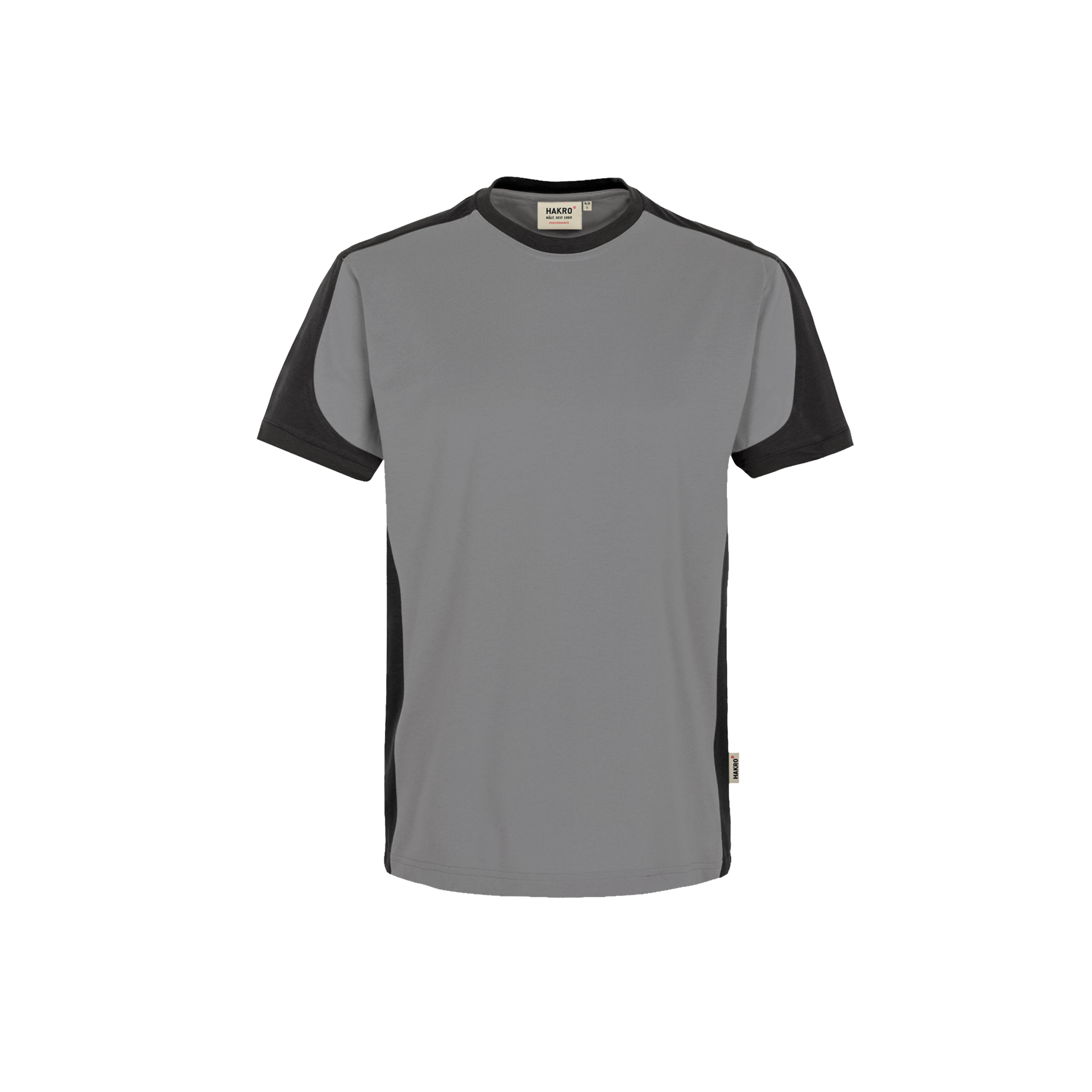 Unisex T-Shirt Contrast, titan/anthrazit