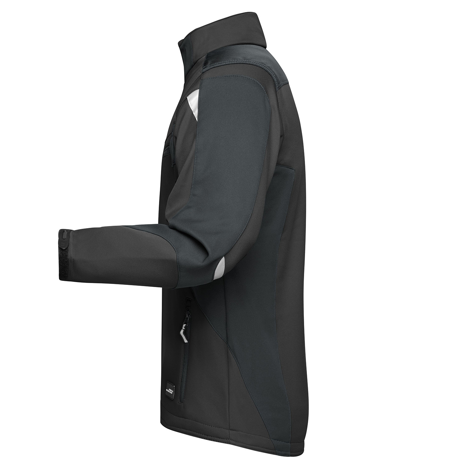 Workwear Softshell-Jacke Strong, black/black