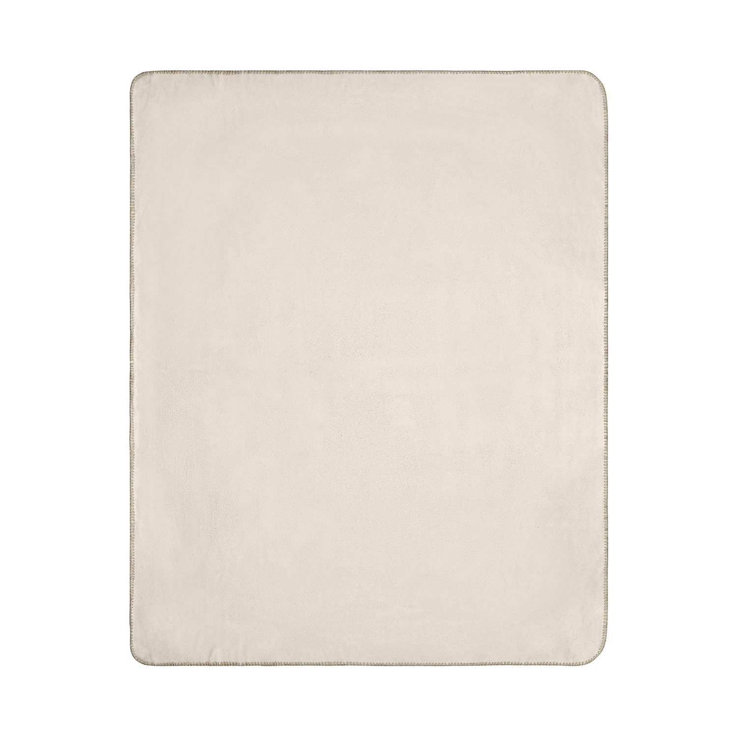 Fleece-Decke, natur/camel, 130 x 170 cm
