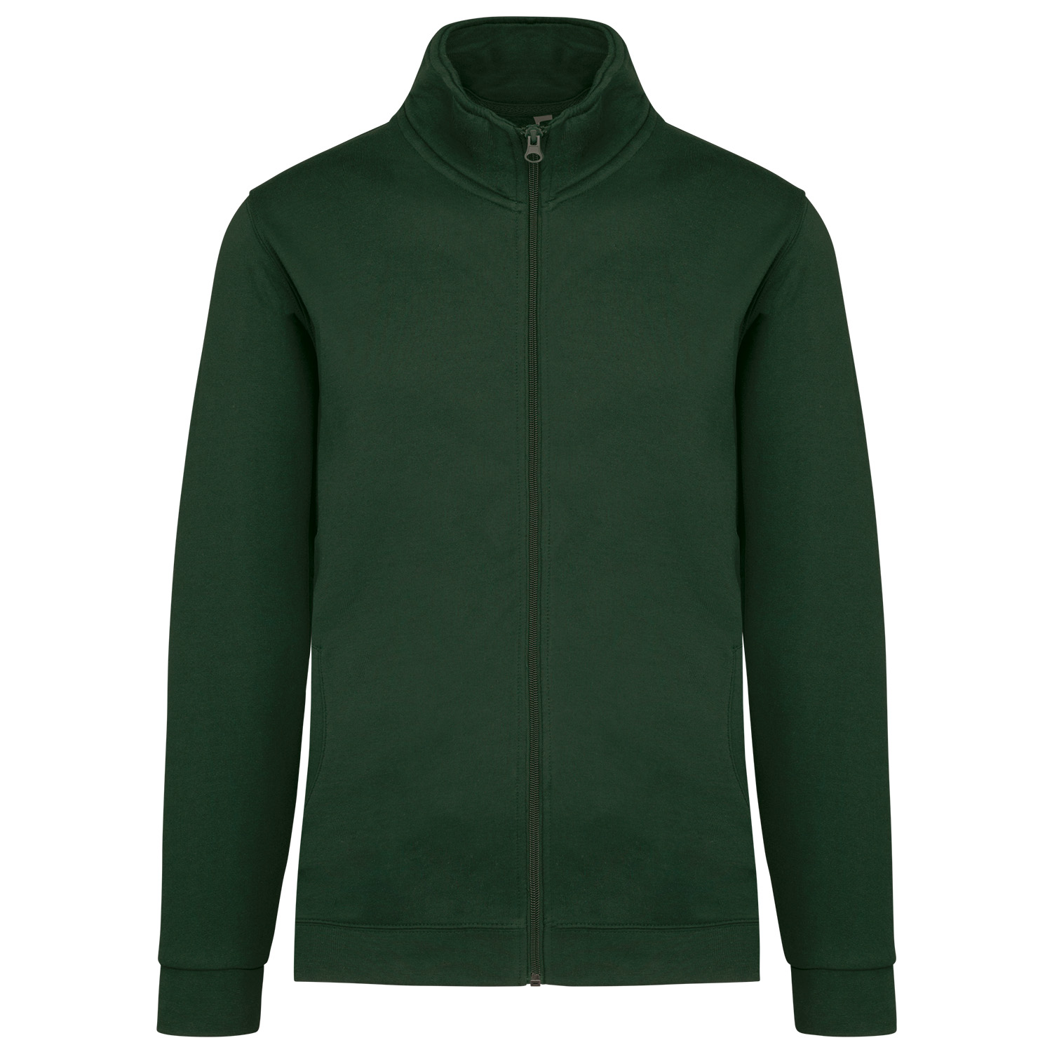 Unisex Sweatjacke, forest green