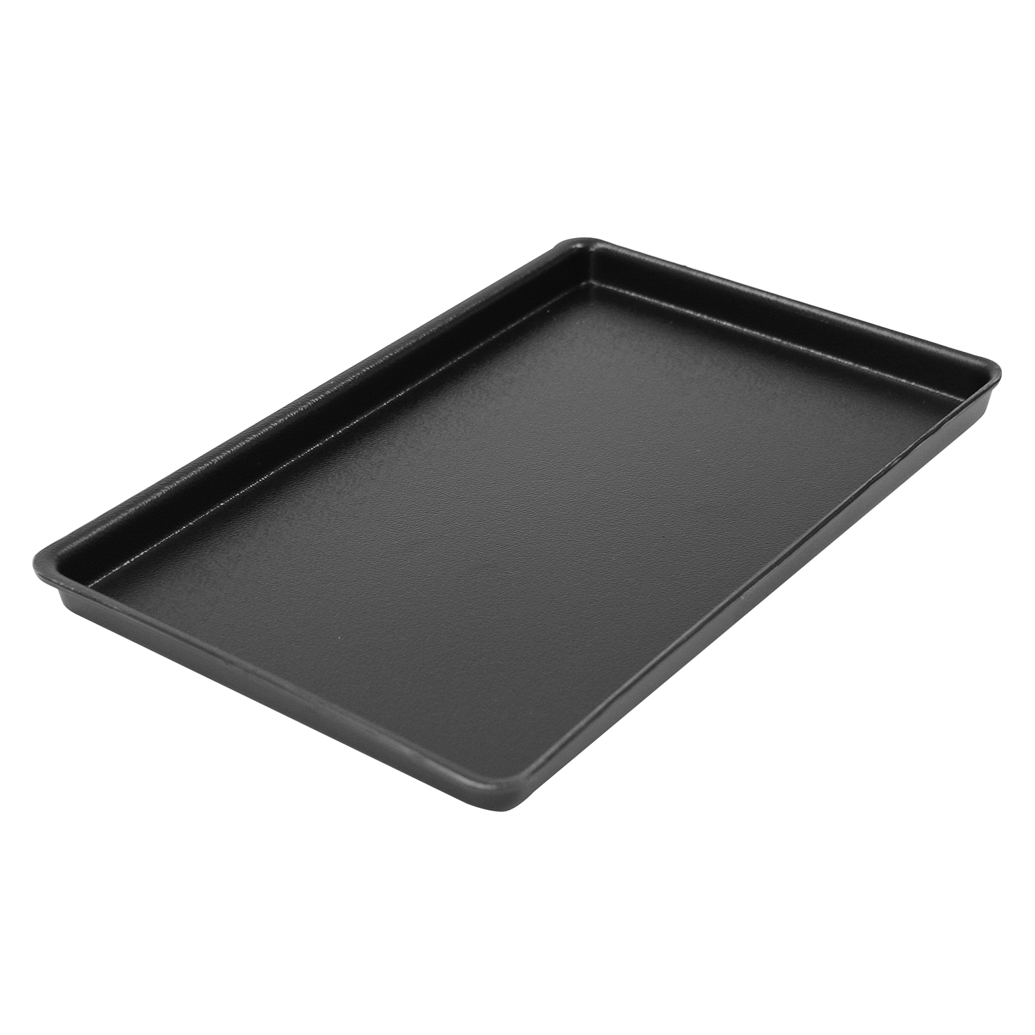 Auslagetablett 30 x 19 cm ABS, schwarz, genarbte Oberfläche 
