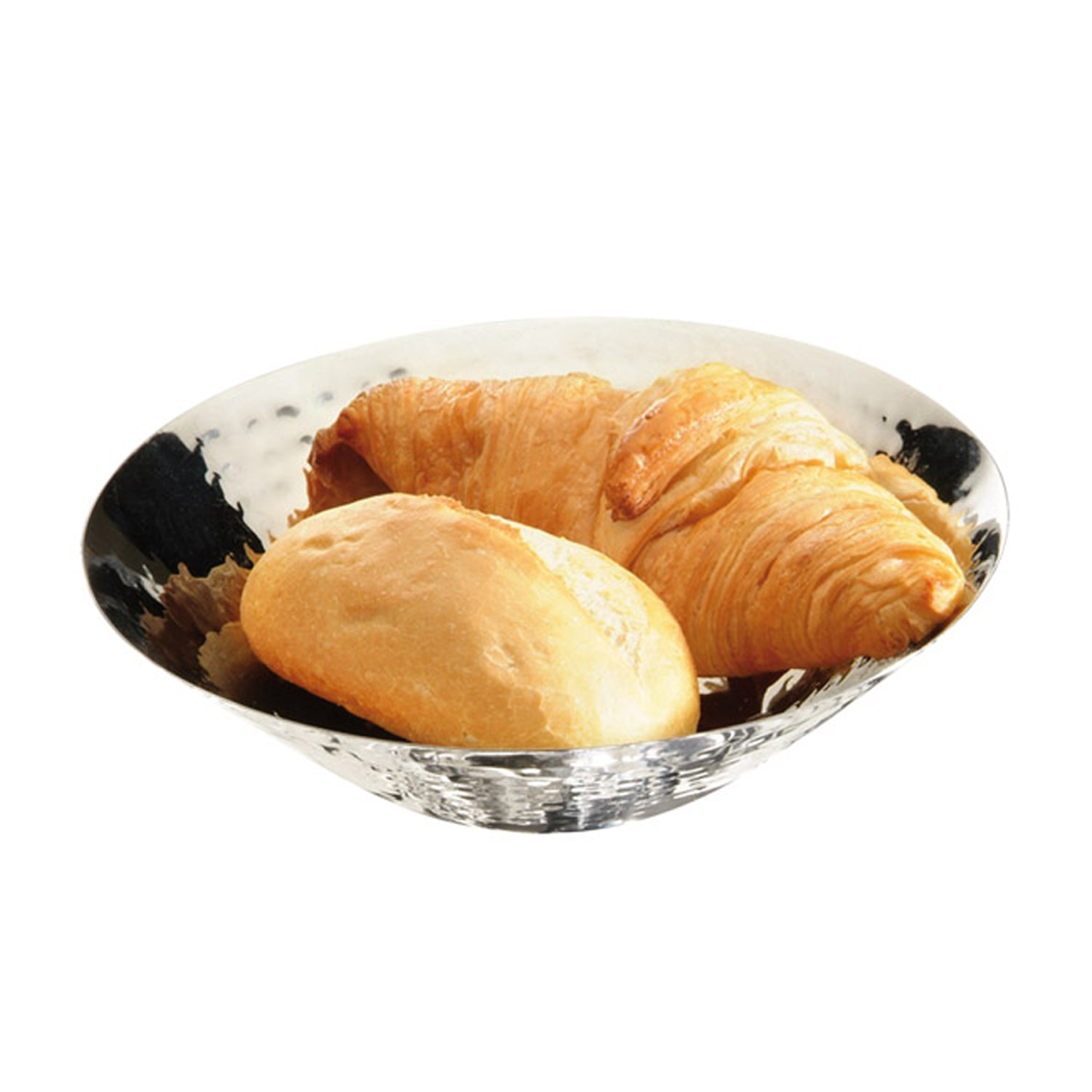 Brot- und Obstschale Ø 20 cm, H: 5,5 cm Edelstahl, hochglanzpoliert 