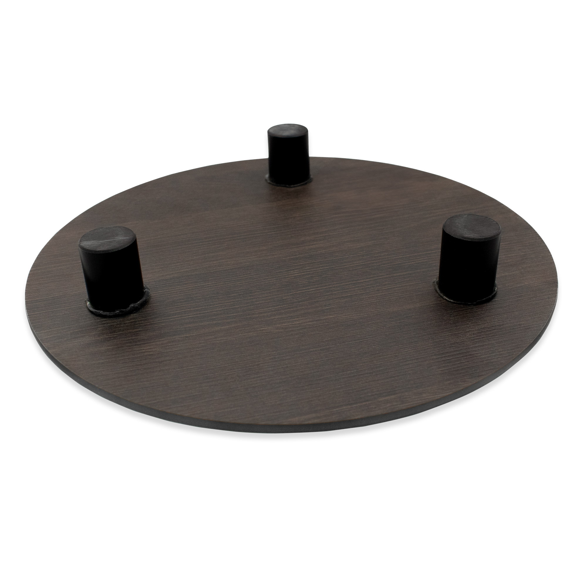 Tortenplatte Wenge 32 cm, mit Füße in 40 mm