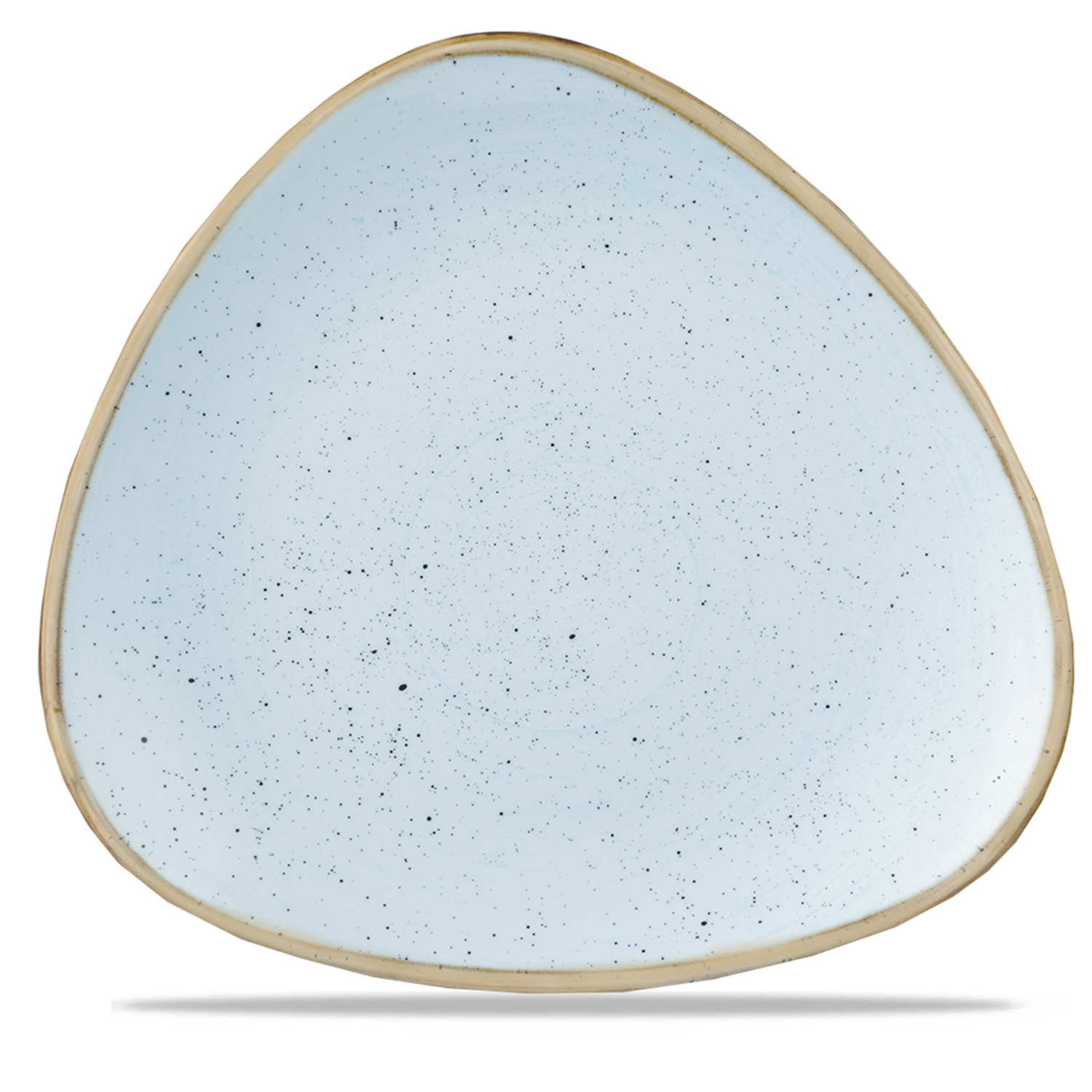 Triangle Teller flach 31,1 cm, Stonecast Duck Egg Blue