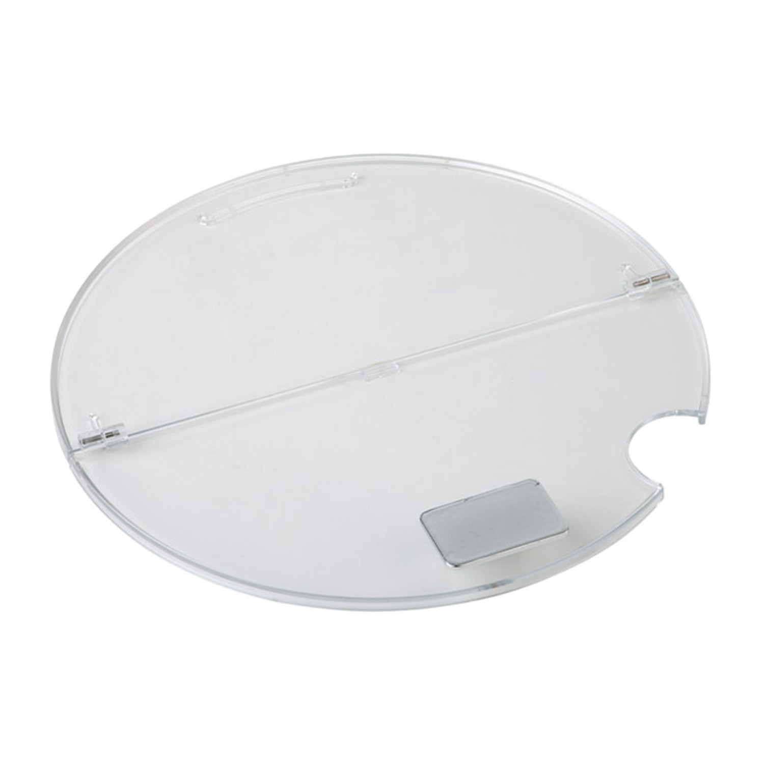 Deckel, klappbar Ø 23,5 ABS, glasklar 