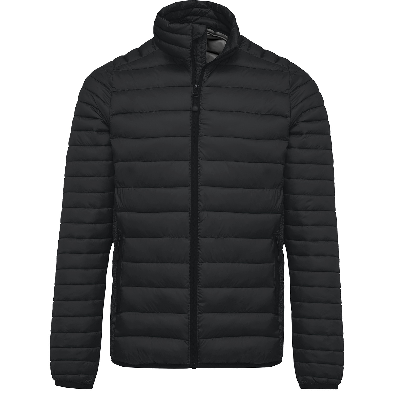 Leichte Herren-Steppjacke, schwarz
