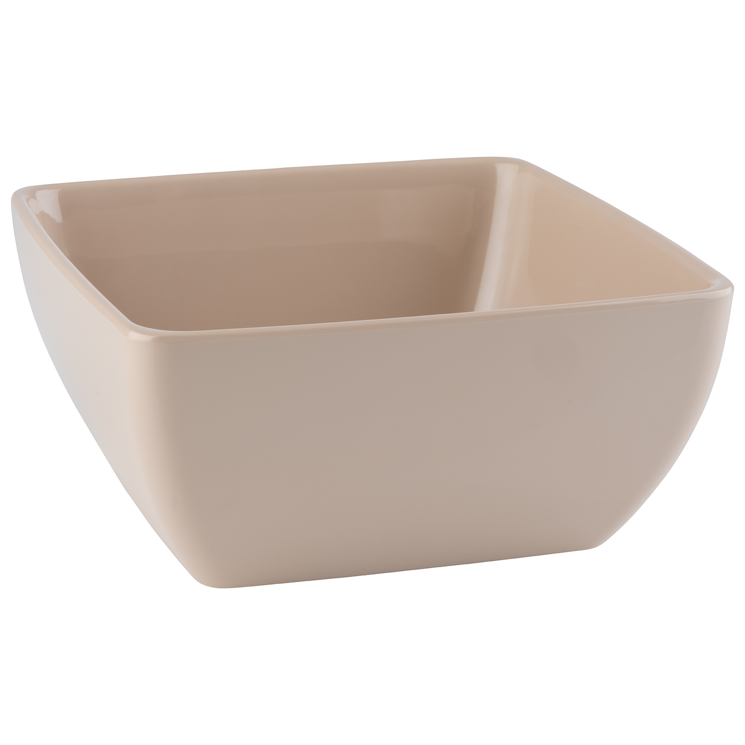Schale -PURE-COLOR-25 x 25 cm, H: 12 cm, Melamin, sand, 3,8 Liter                      