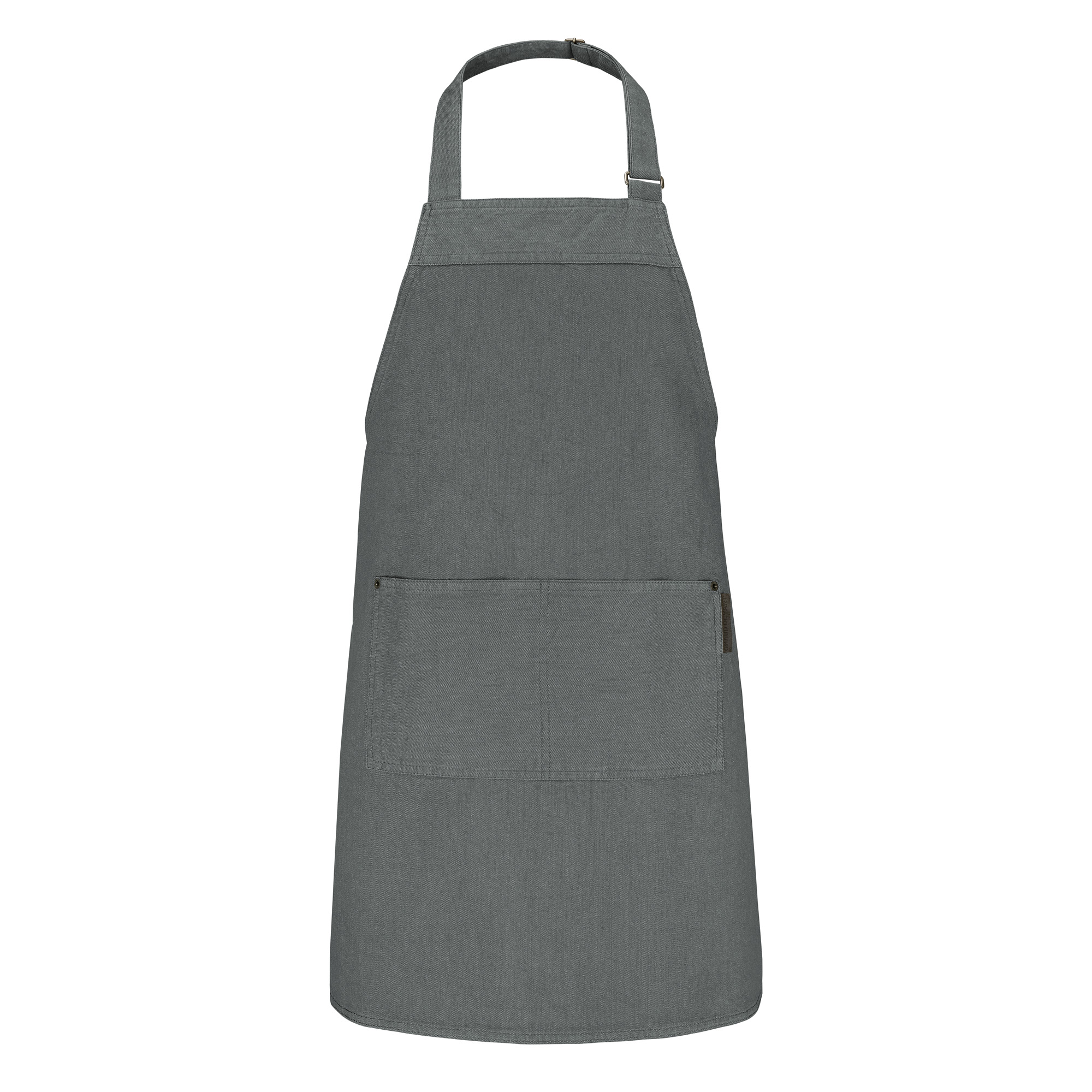 Latzschürze Base, L: 75 cm, B: 70 cm, grey denim