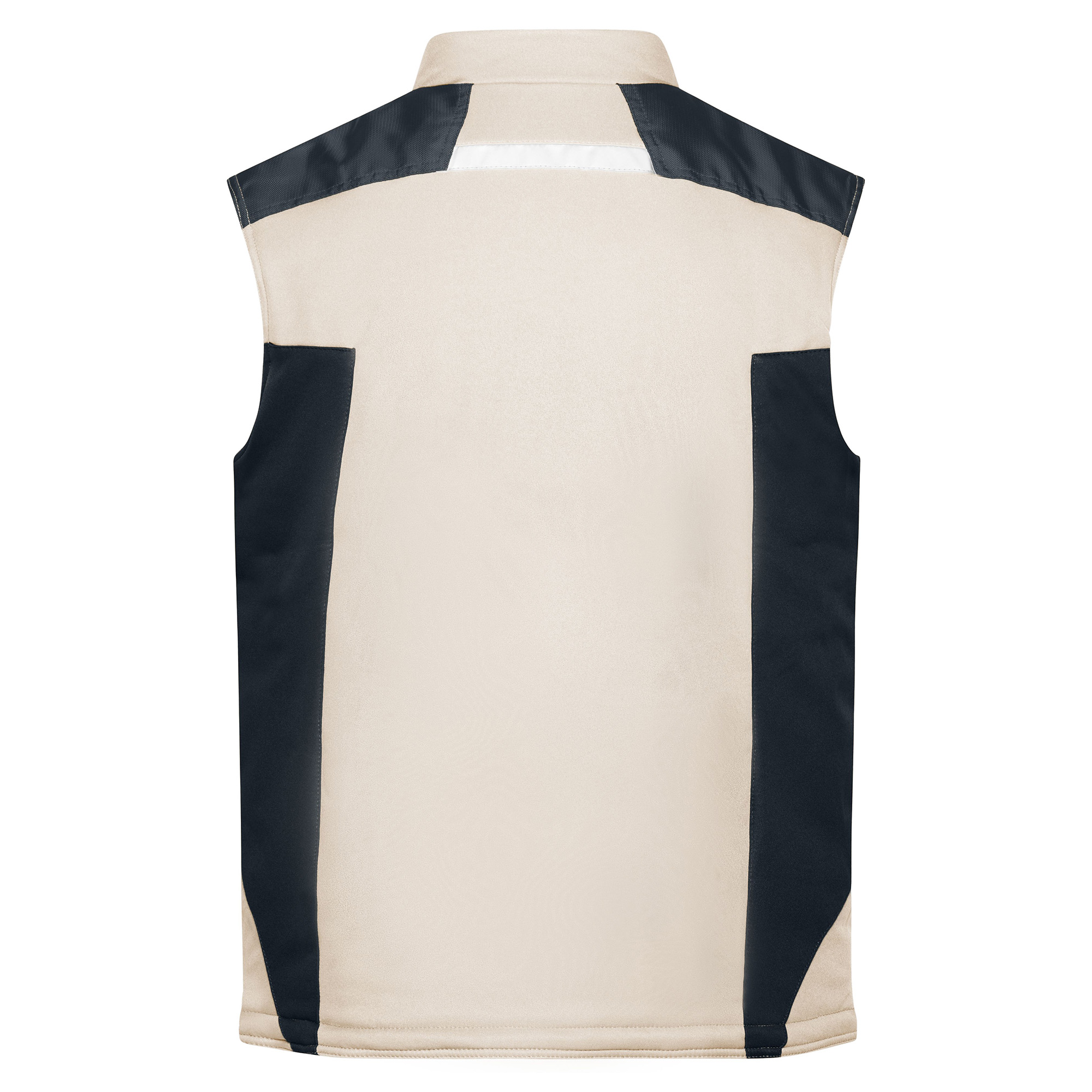 Softshellweste, stone/schwarz