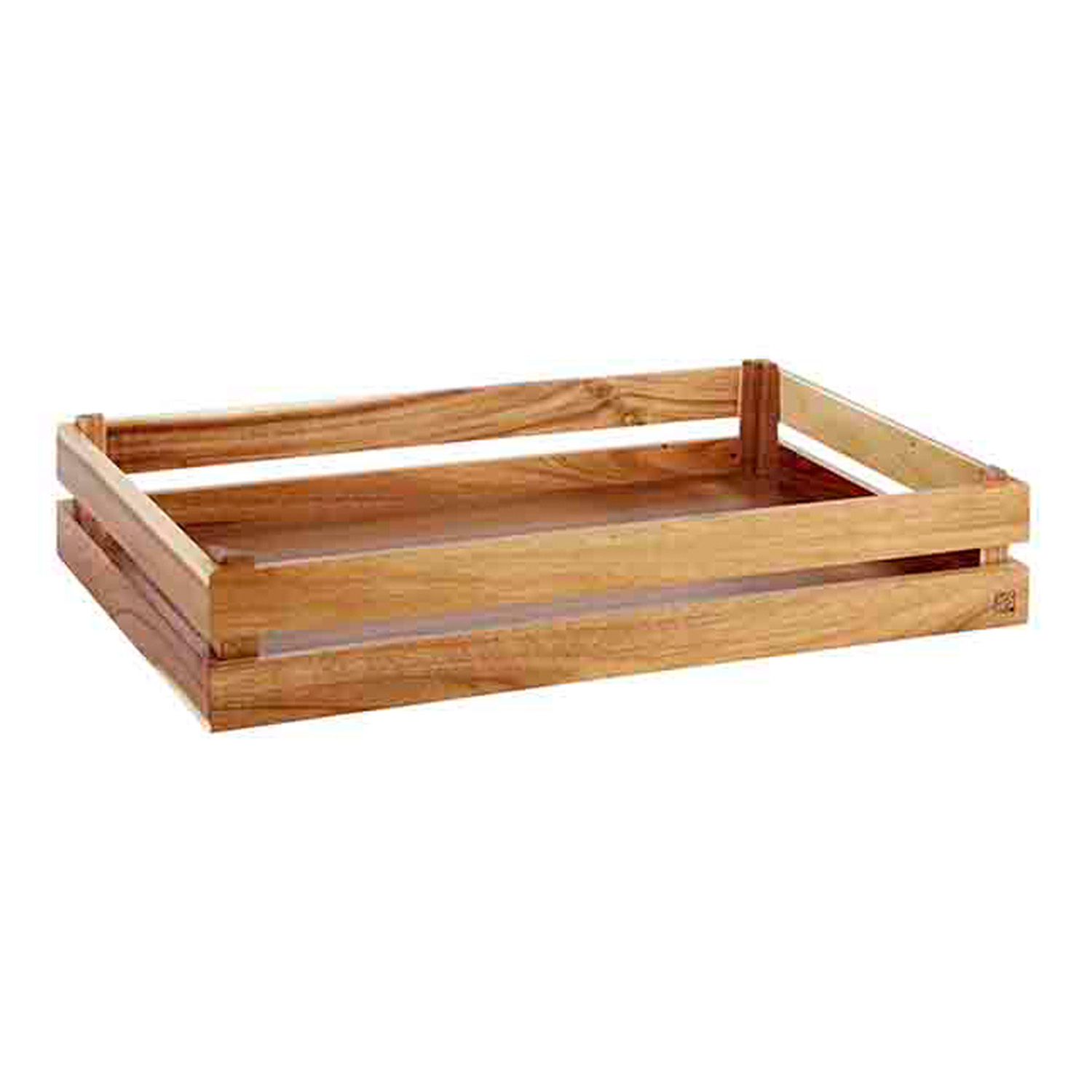 Holzbox -SUPERBOX- 55,5 x 35 cm, H: 10,5 cm Akazienholz 