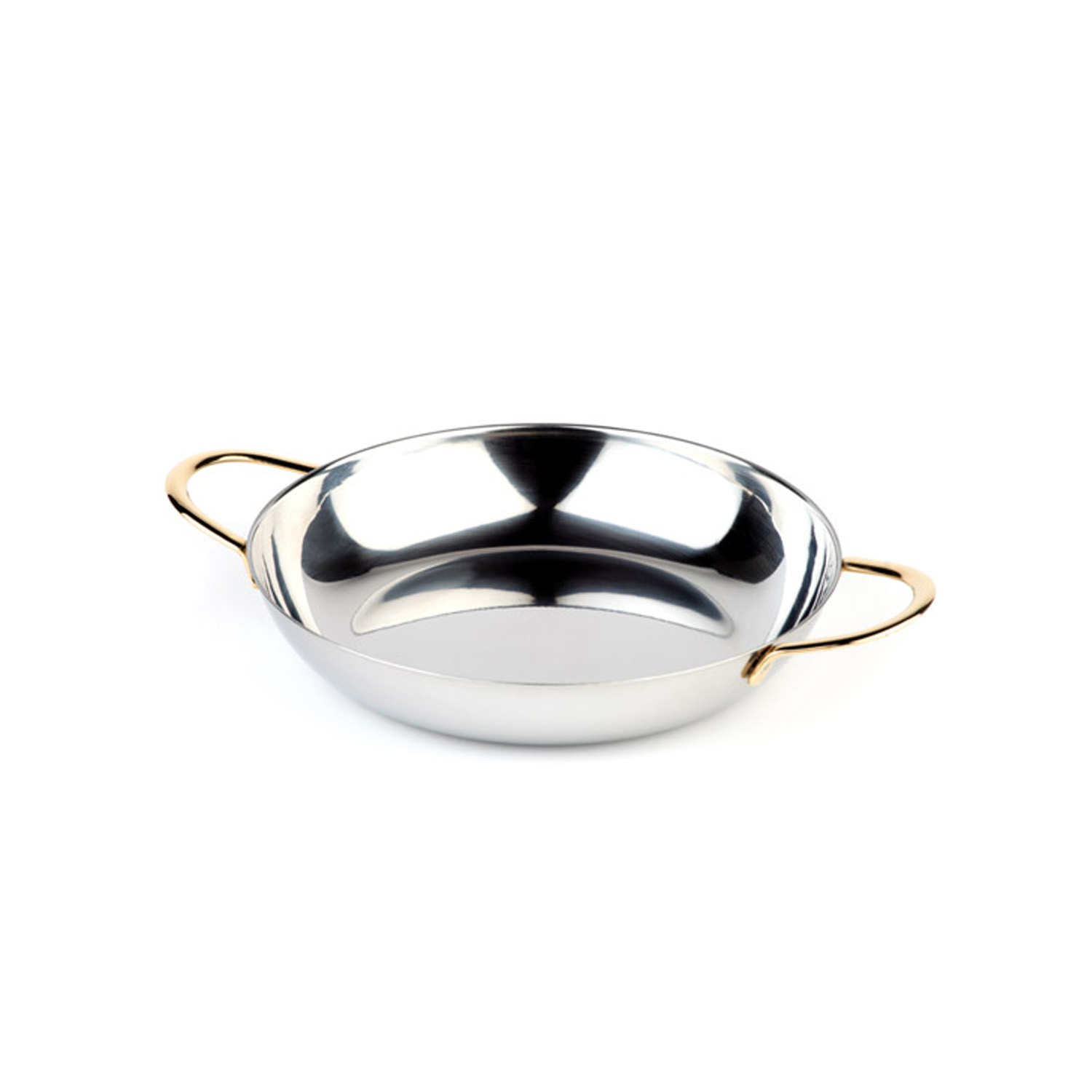 Servier- / Beilagenschale Ø 19 cm, H: 3,5 cm, 0,7 Liter Edelstahl poliert 