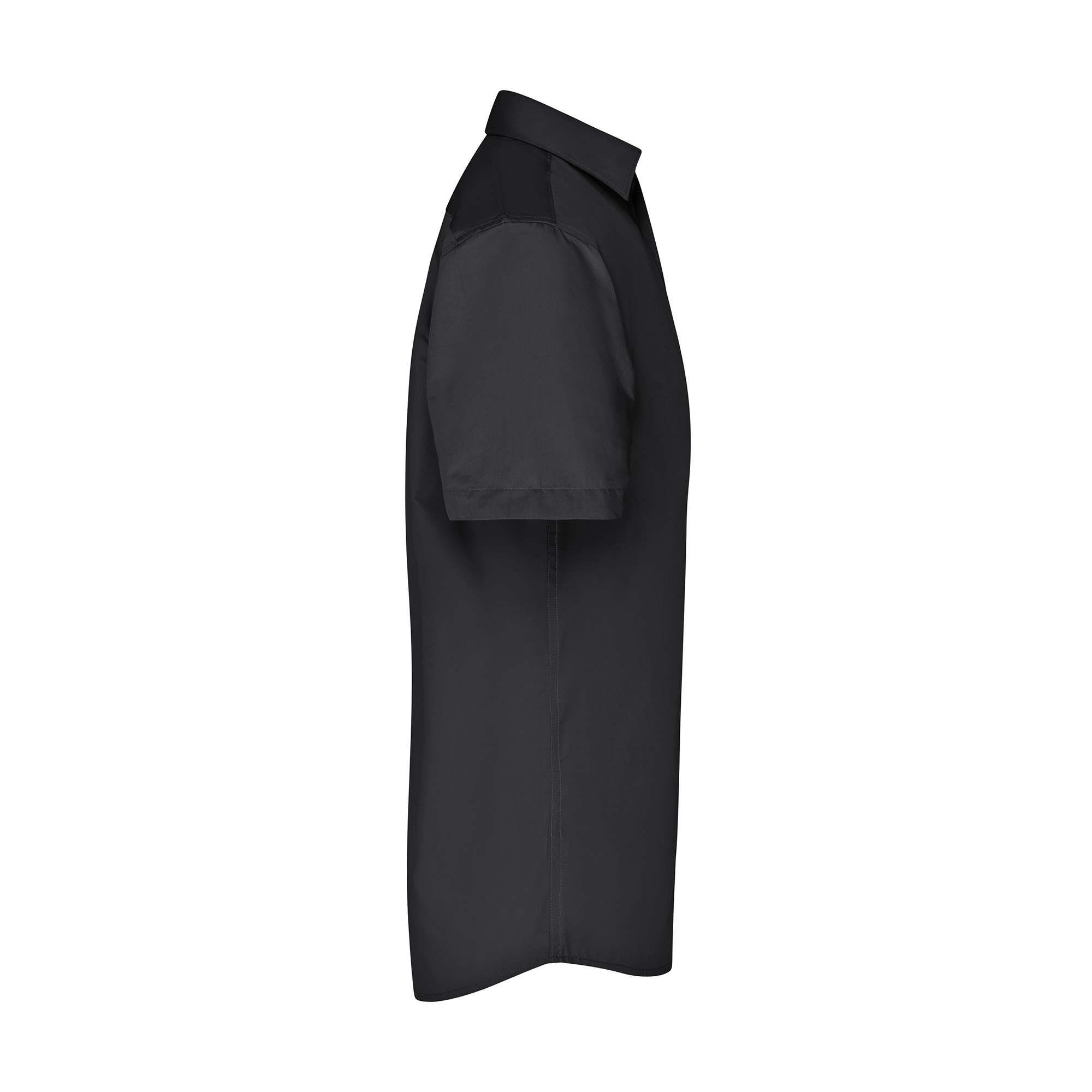 Herrenhemd Luca, 1/2 Arm, schwarz