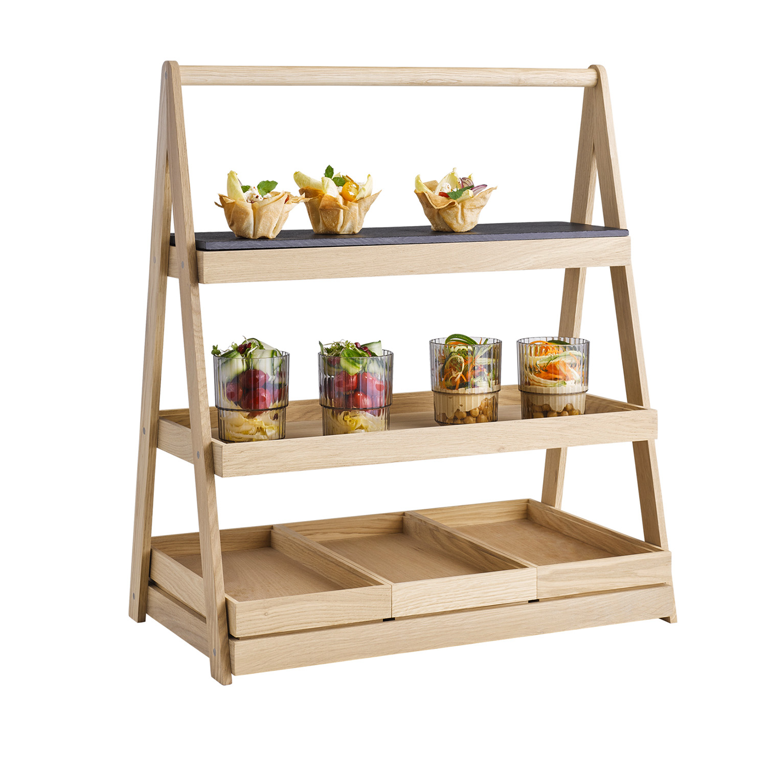 Etagere 3-stufig VALO 55,5 x 32,5 x 64 cm