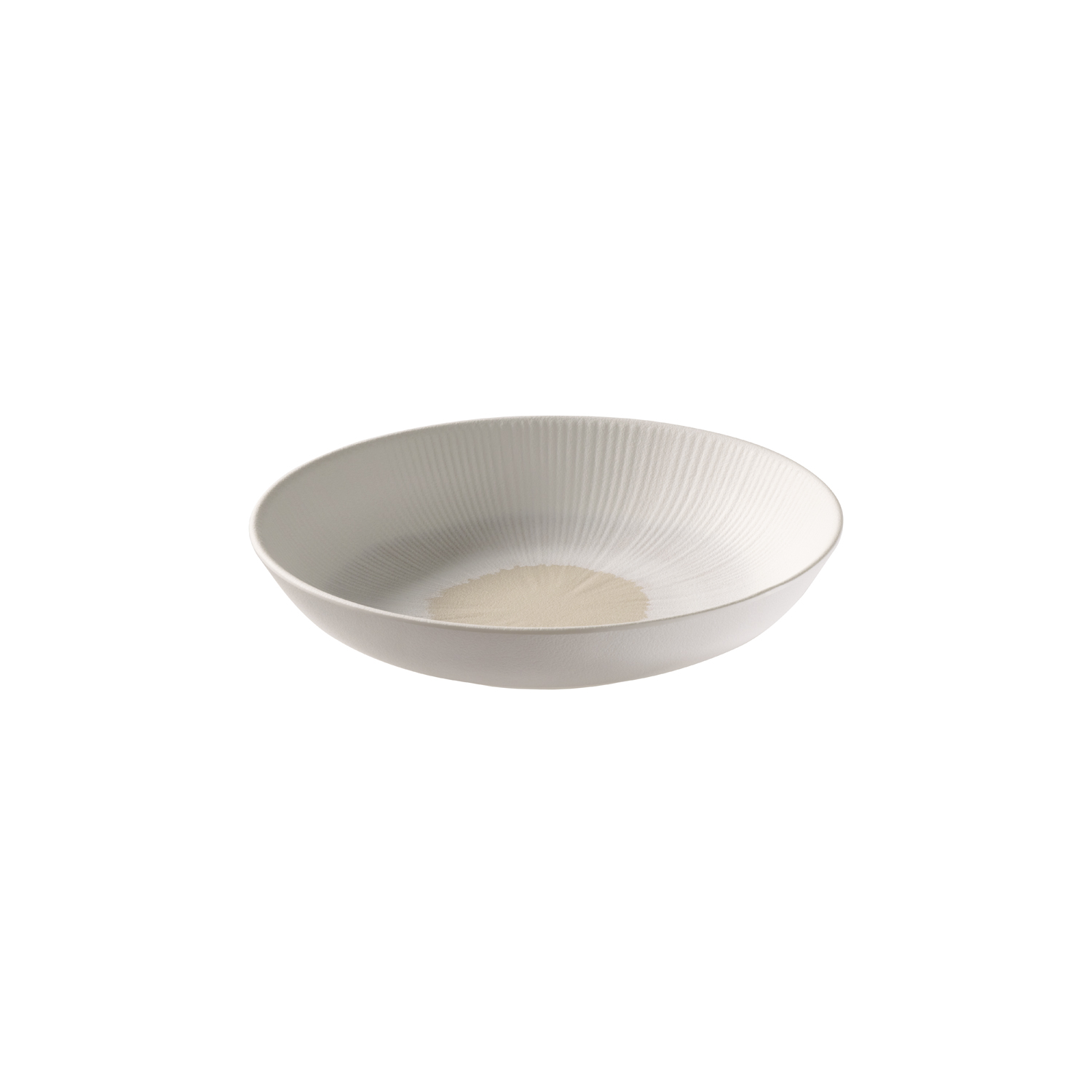 BLUSH Schale ø 22,5 cm, H: 4,5 cm, Melamin, weiß/beige