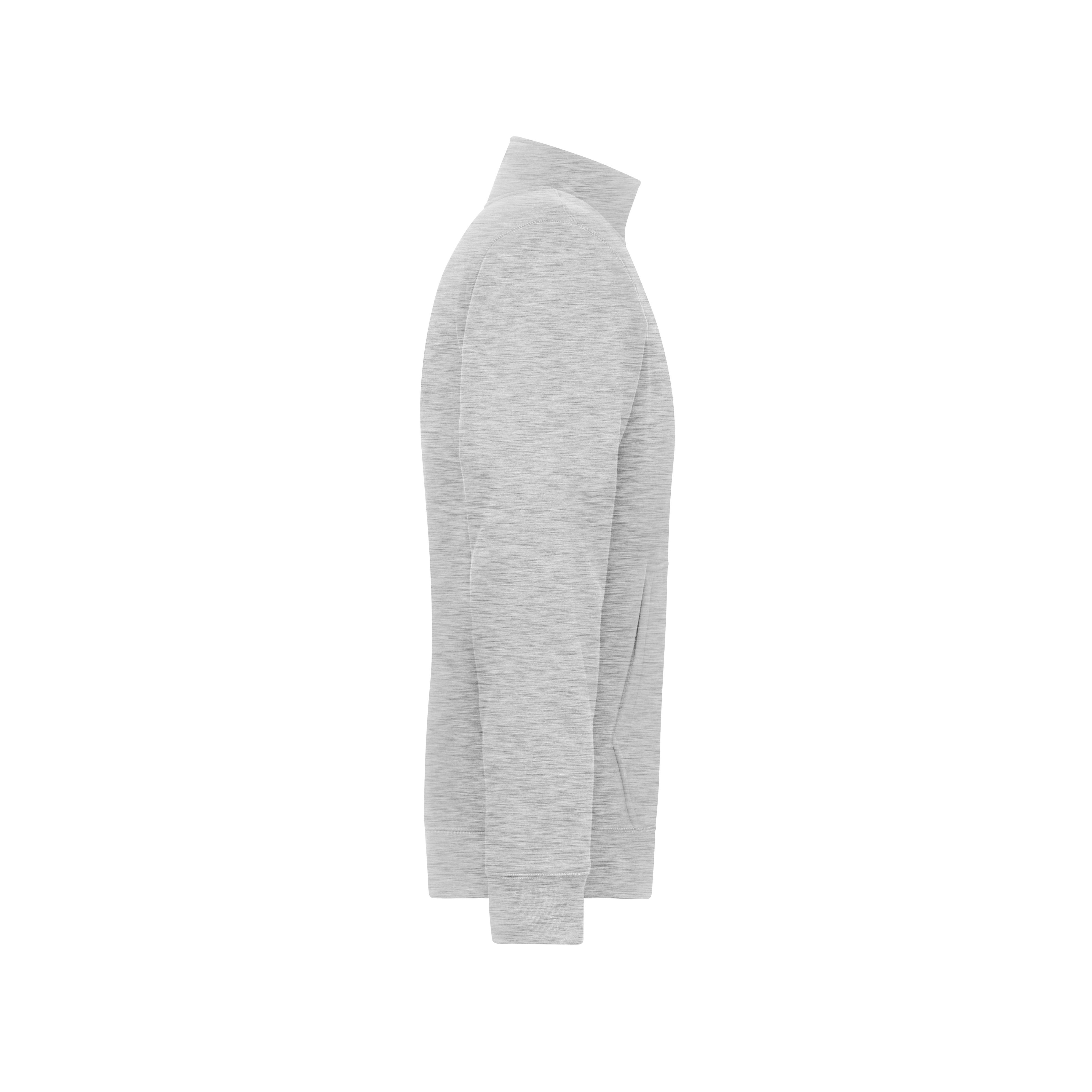 Herrenjacke Solid Doubleface, grau meliert