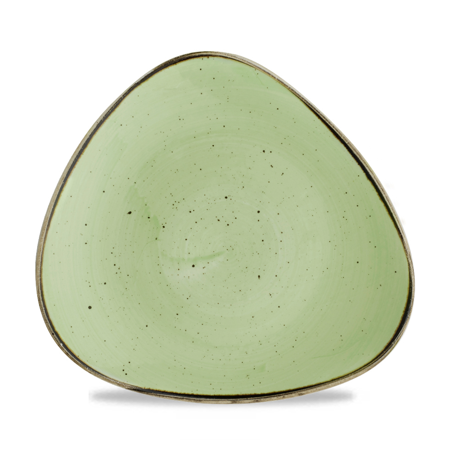 Triangle Teller flach 22,9 cm, Stonecast Sage Green