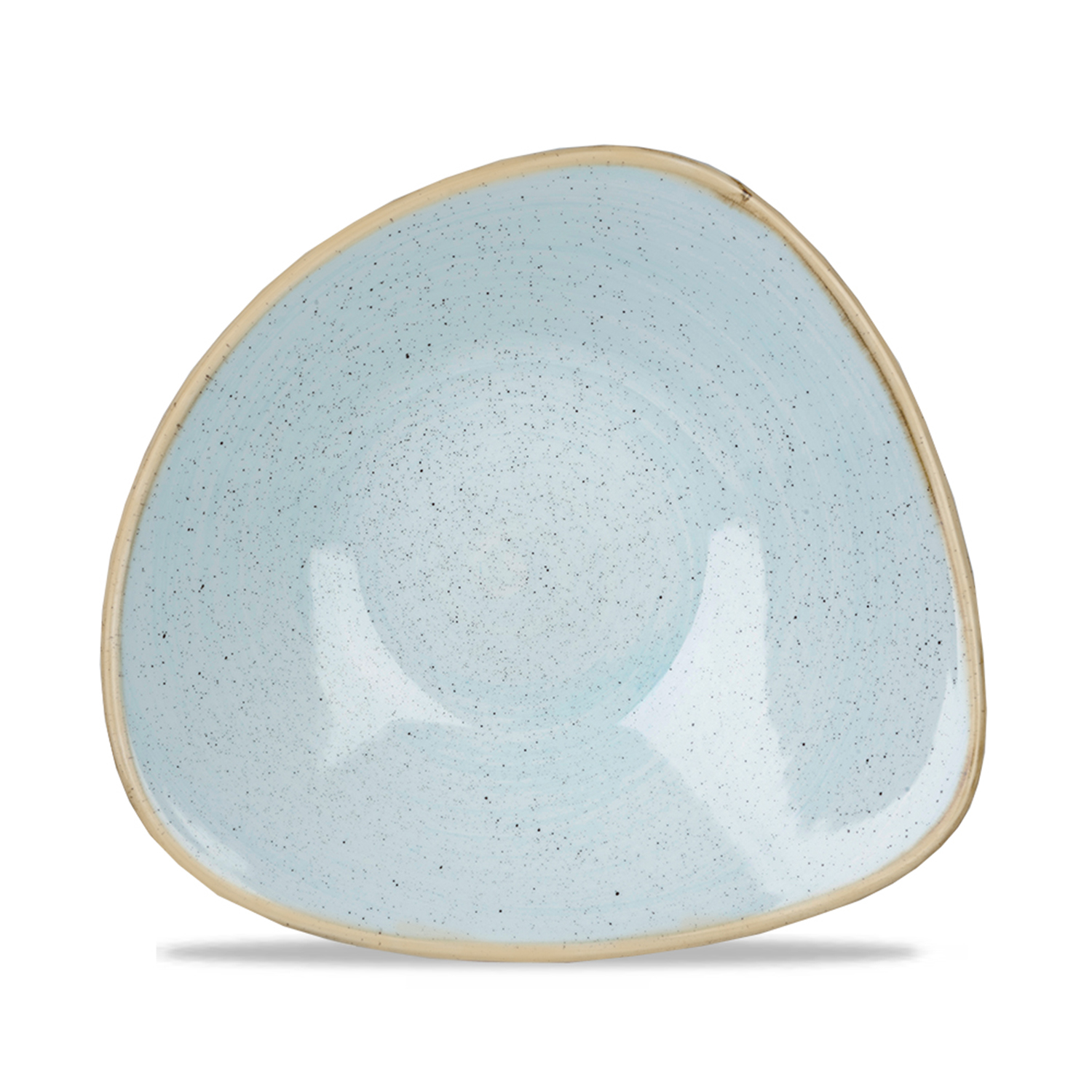 Triangle Bowl 18,5 cm, Stonecast Duck Egg Blue