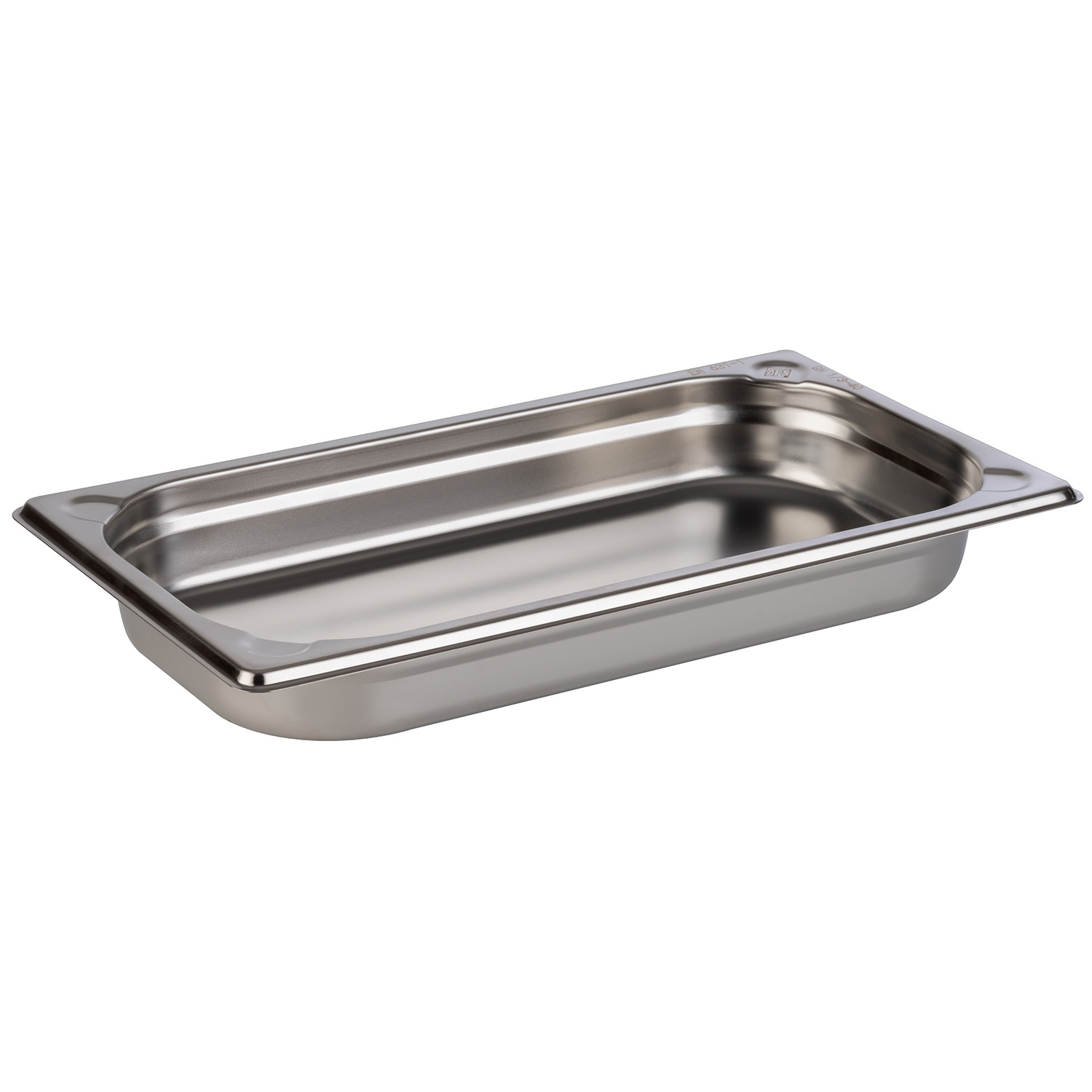 GN 1/3 Behälter 32,5 x 17,6 cm, Teife: 40 mm, Edelstahl 1,5 Liter