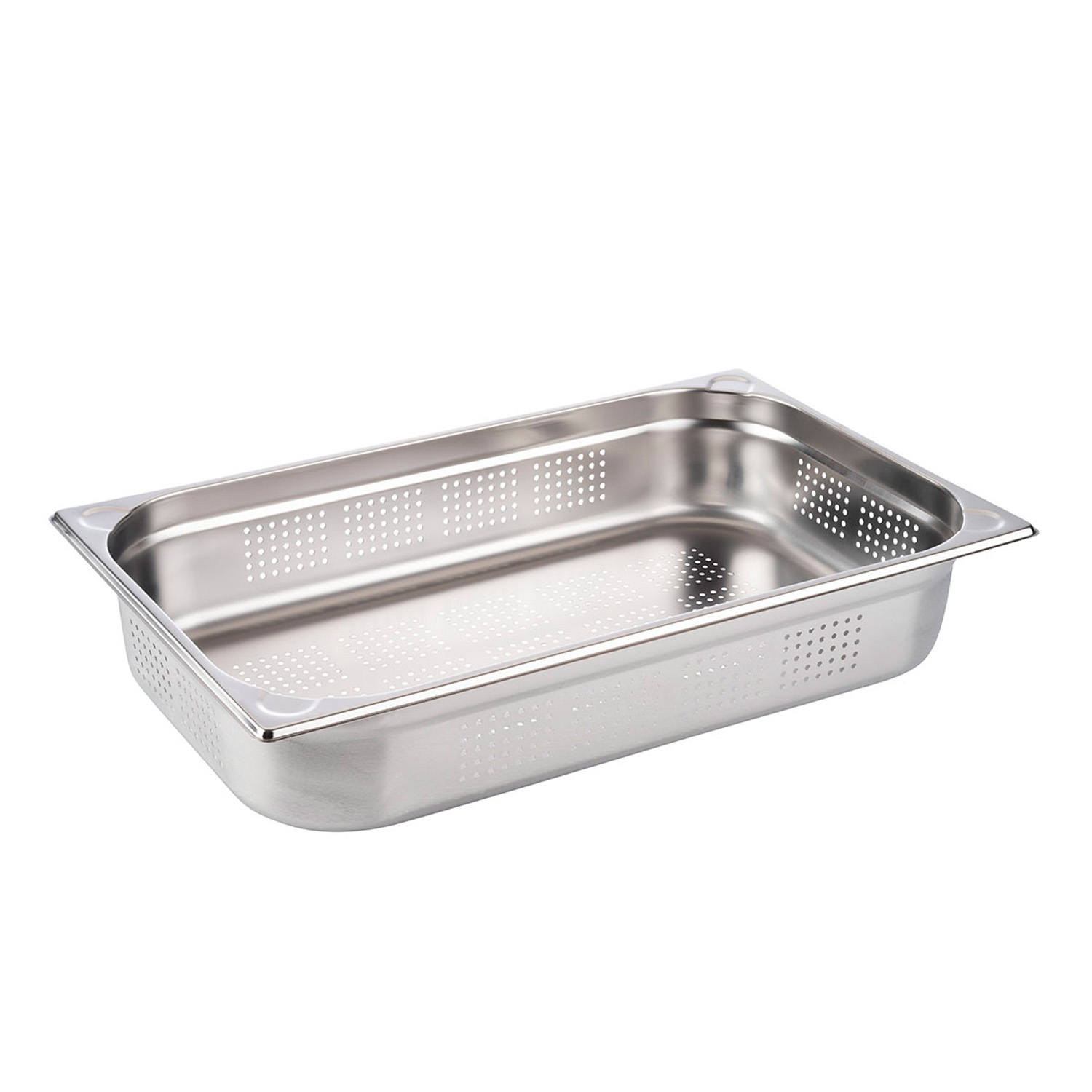 GN 1/1 Behälter, perforiert 53 x 32,5 cm, Tiefe: 100 mm Edelstahl, 14 Liter 