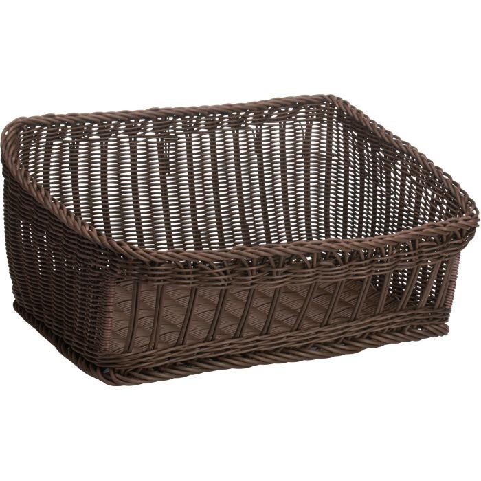 Systemkorb 50 x 40 x 16/27 cm (BxTxH), braun