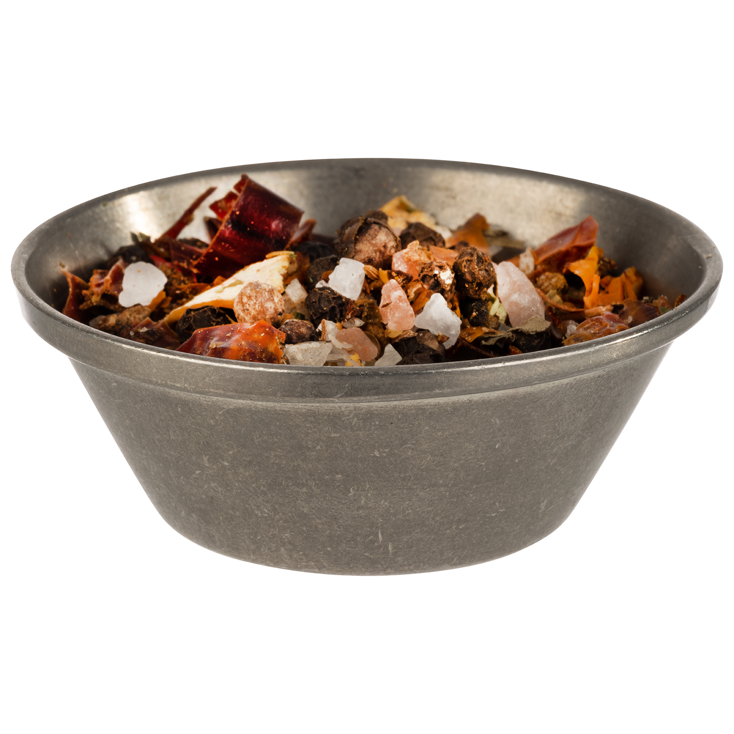 Dipschälchen grau, 6er Set Ø 6 cm, H: 2,5 cm, 40 ml      